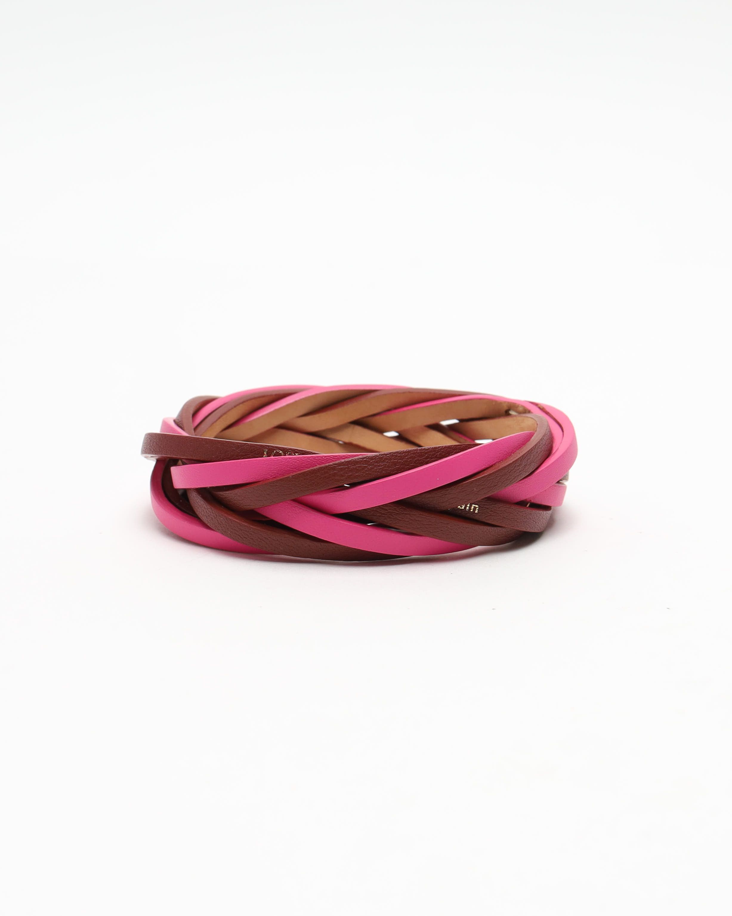 Loewe Leather Bracelet In Multi