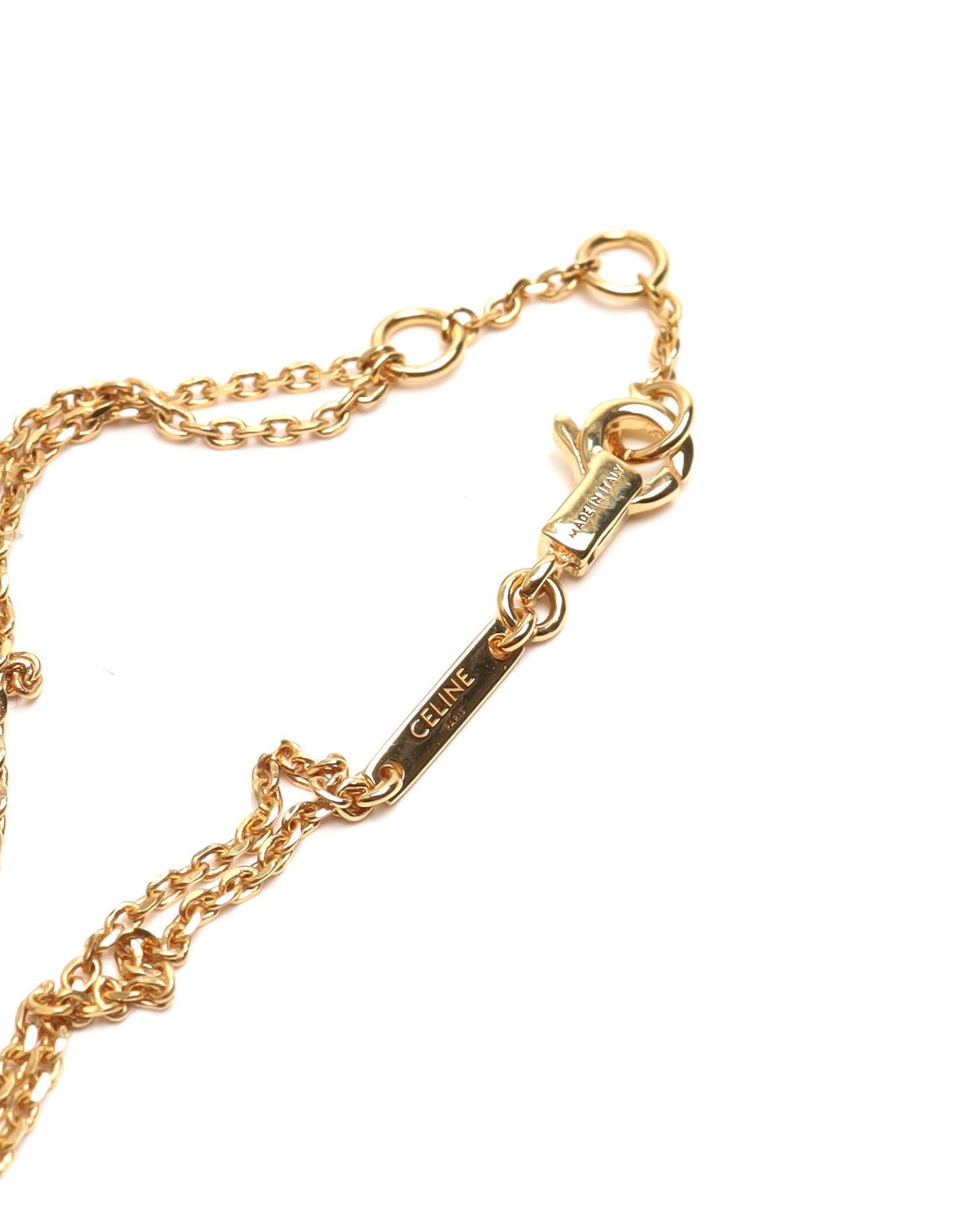 Celine Céline Les Perles Bracelet In Gold