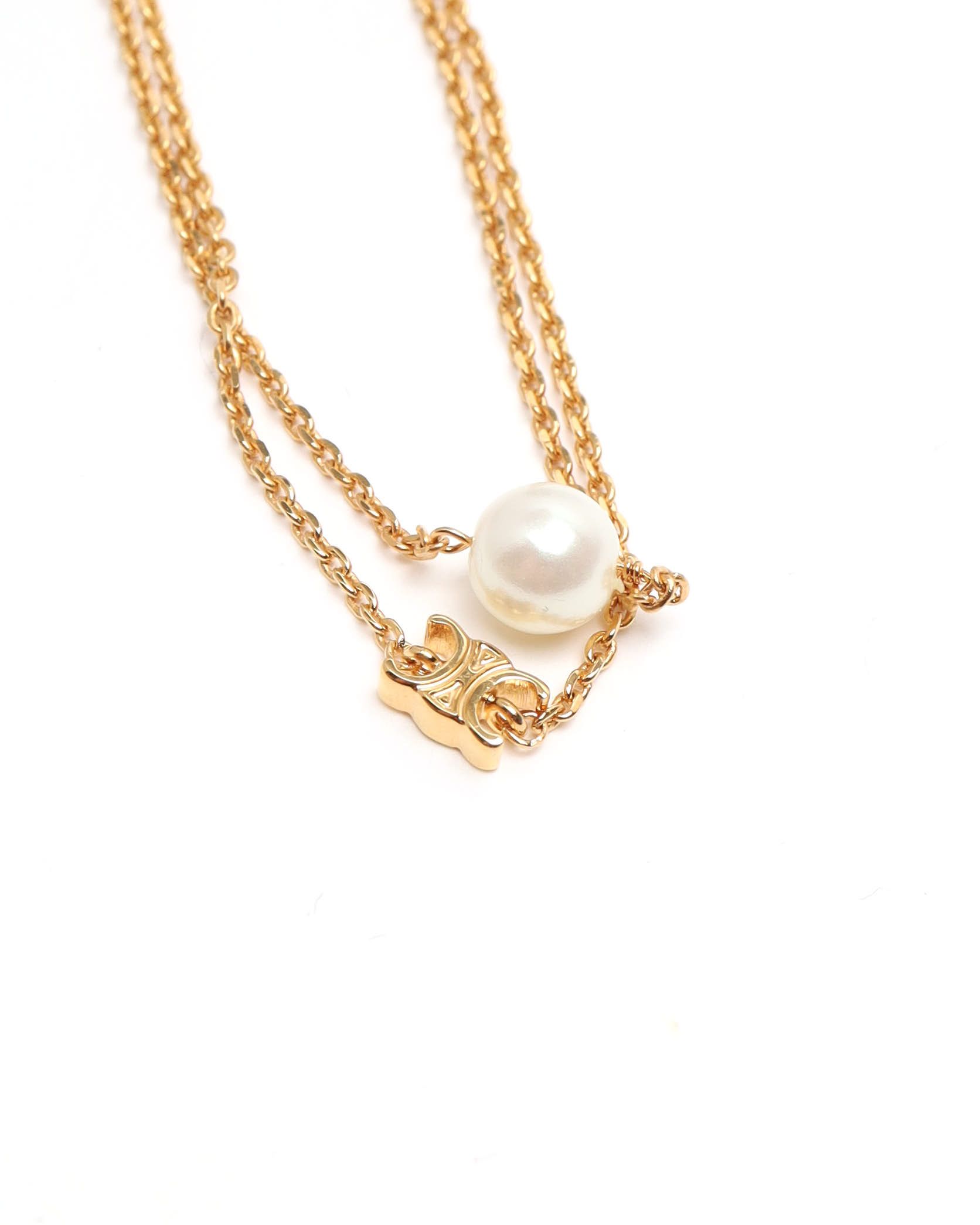 Celine Céline Les Perles Bracelet In Gold