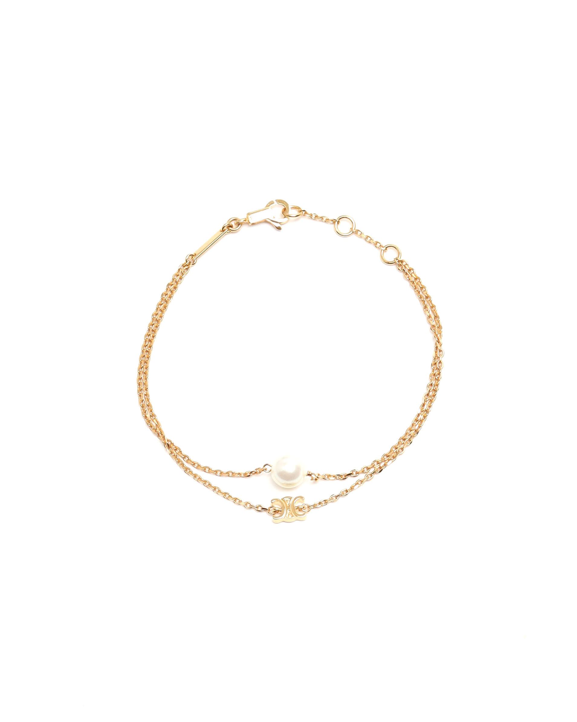Celine Céline Les Perles Bracelet In Gold