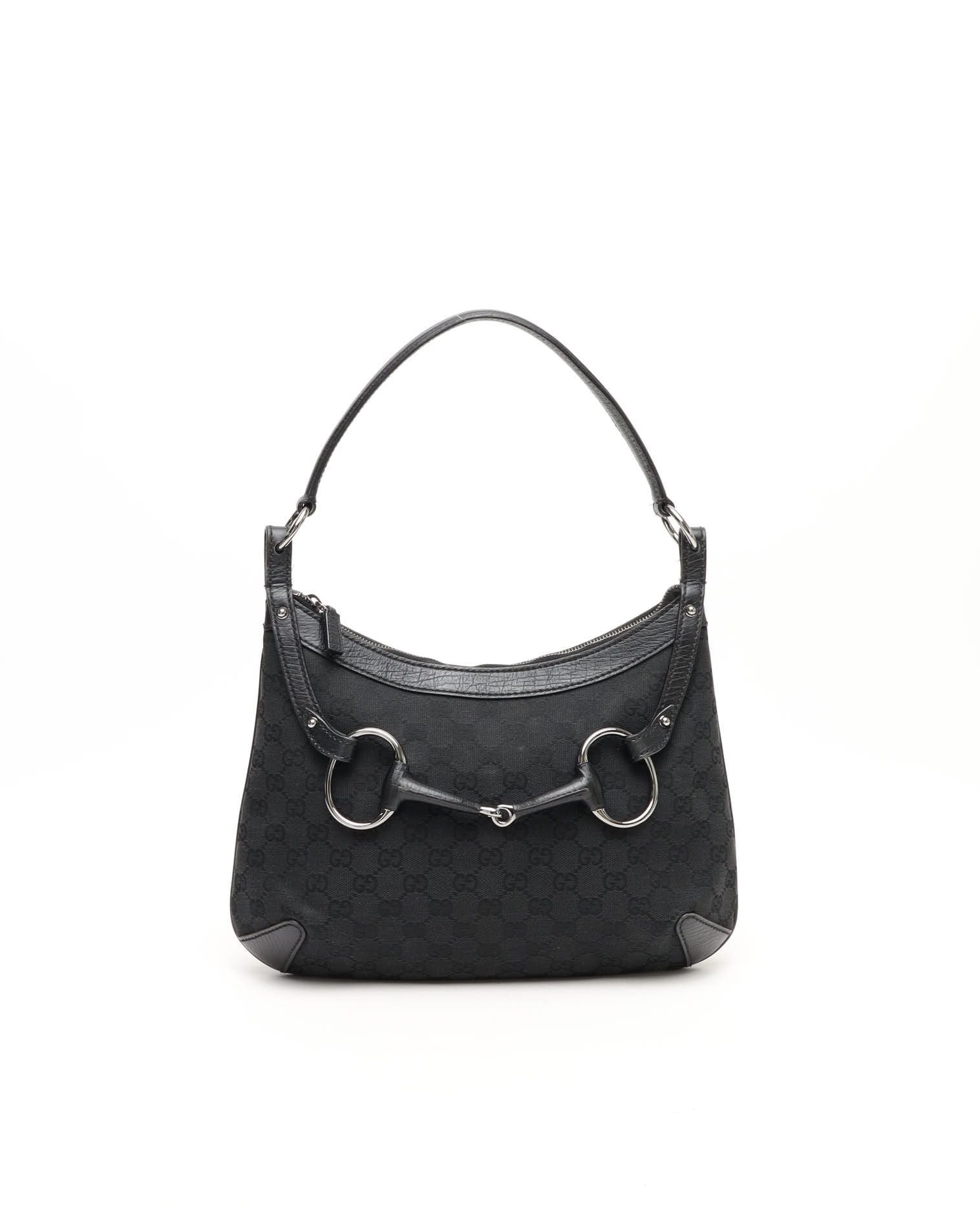 Gucci GG Horsebit Shoulder Bag