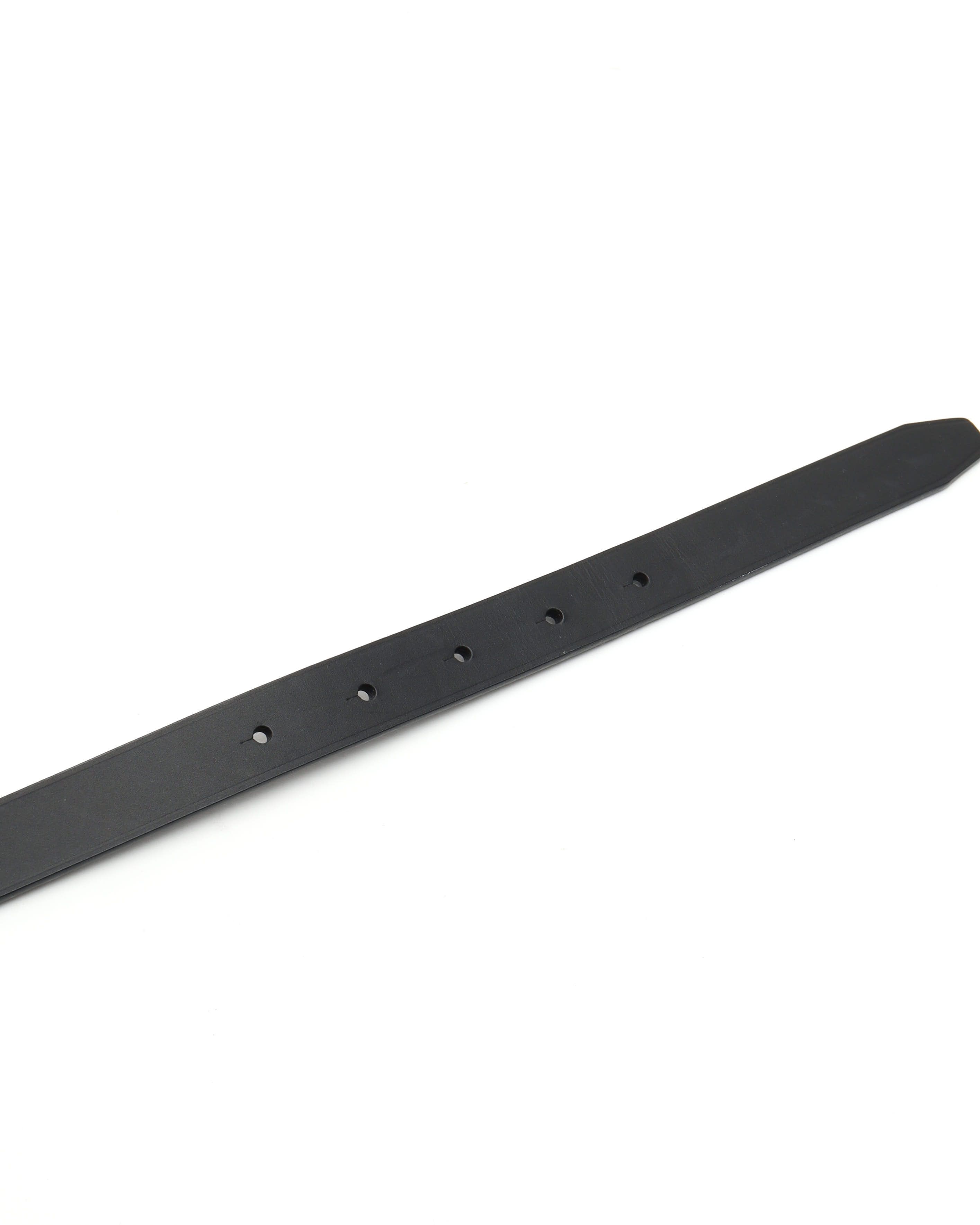 Balenciaga Bb Reversible Croc-effect And Smooth Leather Waist Belt In Black