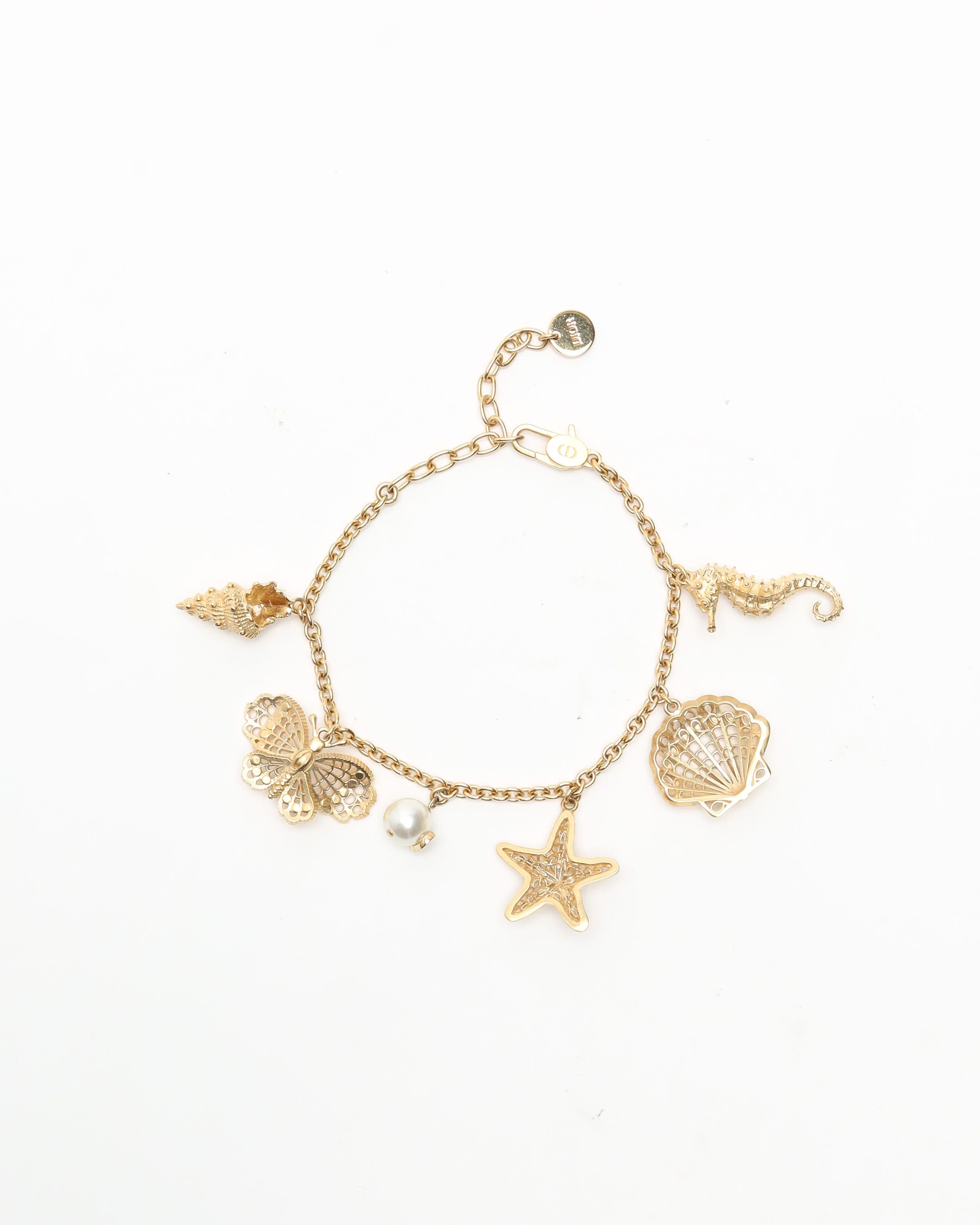 Dior Christian Cabinet D'été Bracelet In Gold