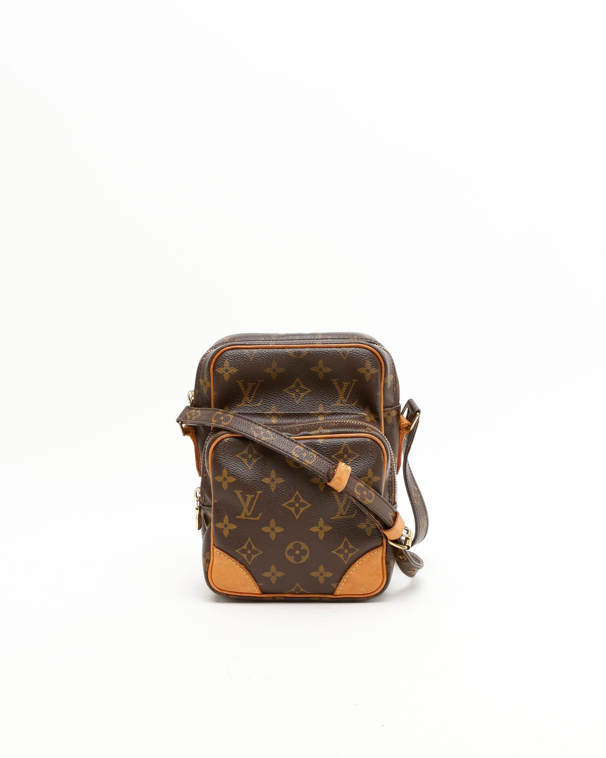 Pre-owned Louis Vuitton Monogram Amazon Bag In Brown