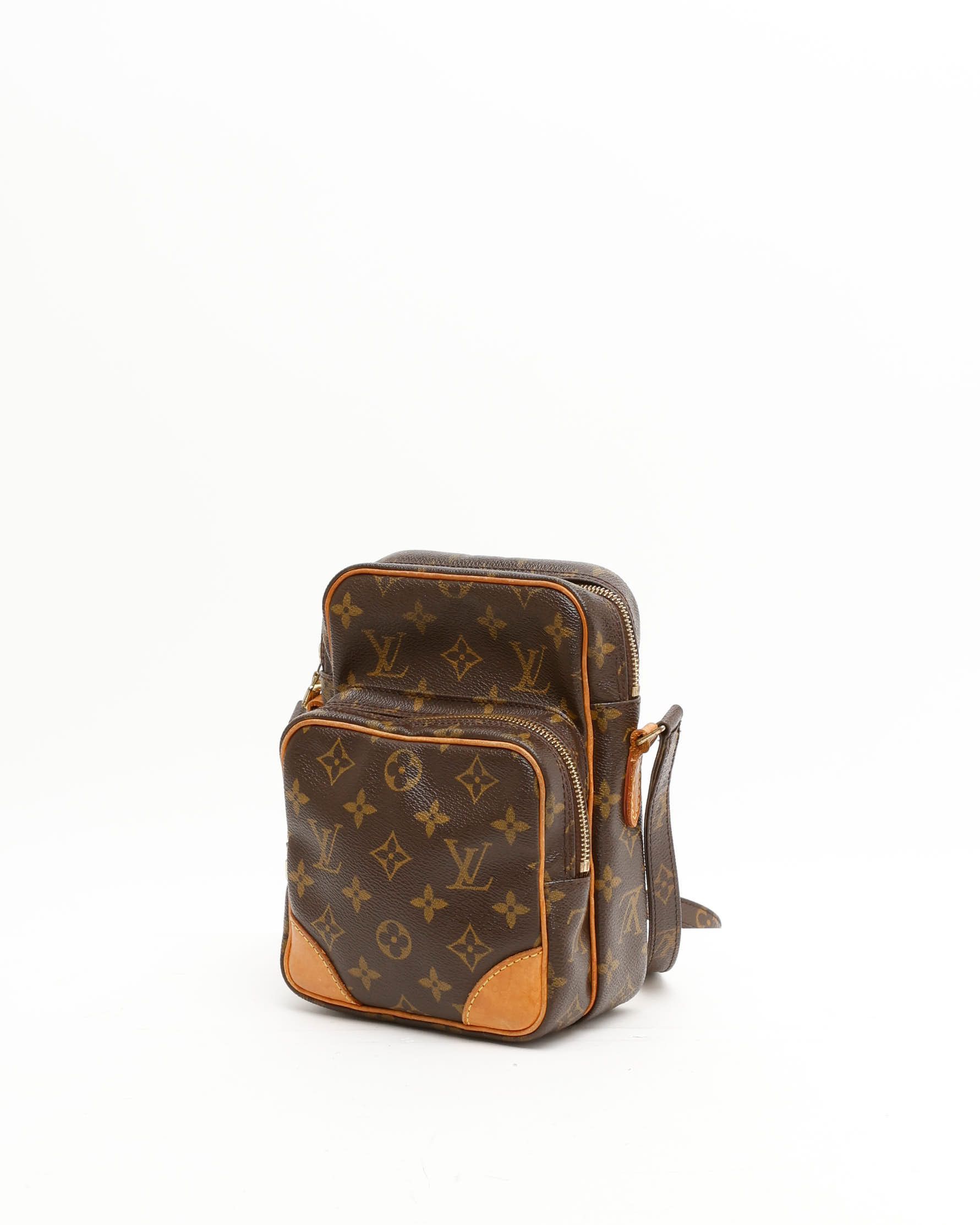 Pre-owned Louis Vuitton Monogram Amazon Bag In Brown