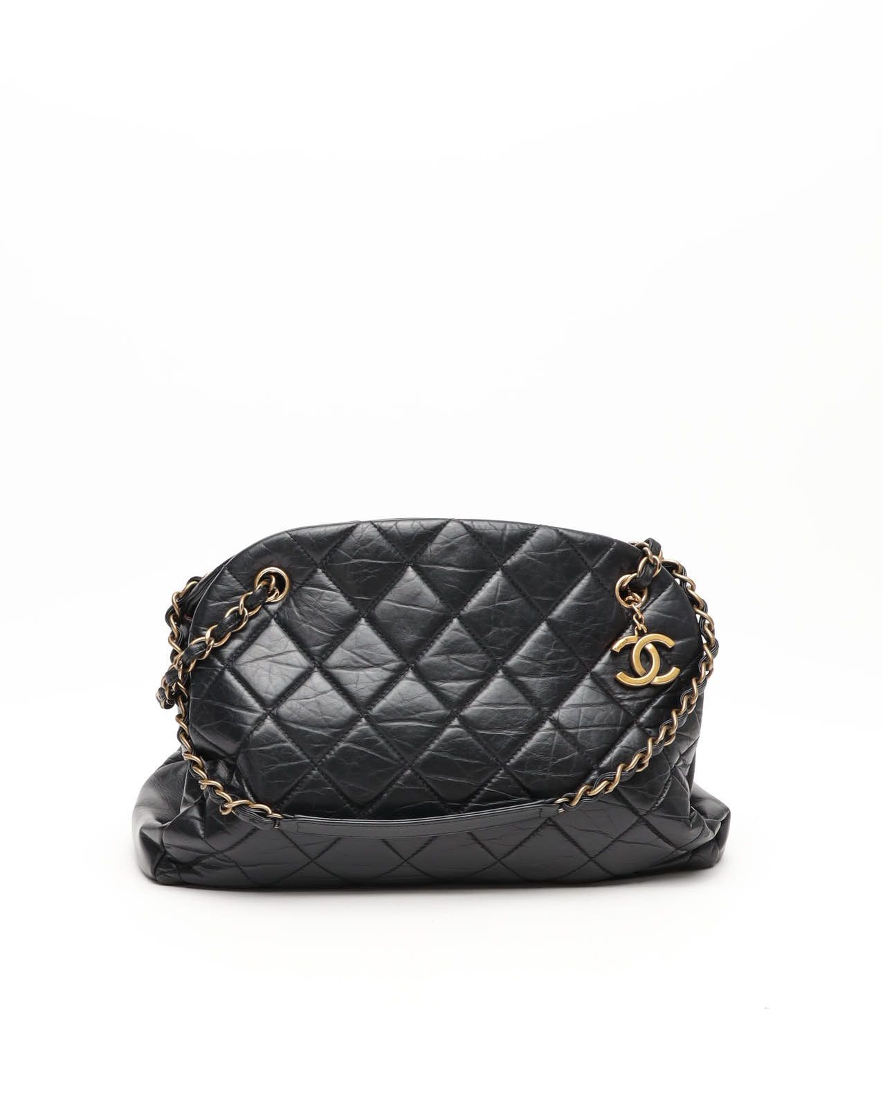 Pre-owned Chanel Cc Mademoiselle Tote Bag In Black