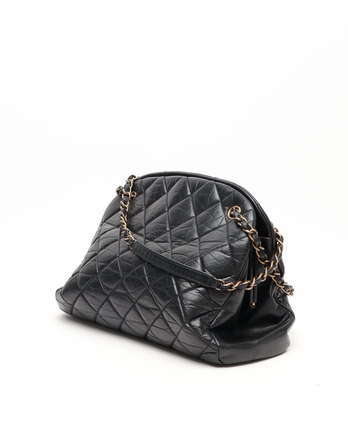 Pre-owned Chanel Cc Mademoiselle Tote Bag In Black