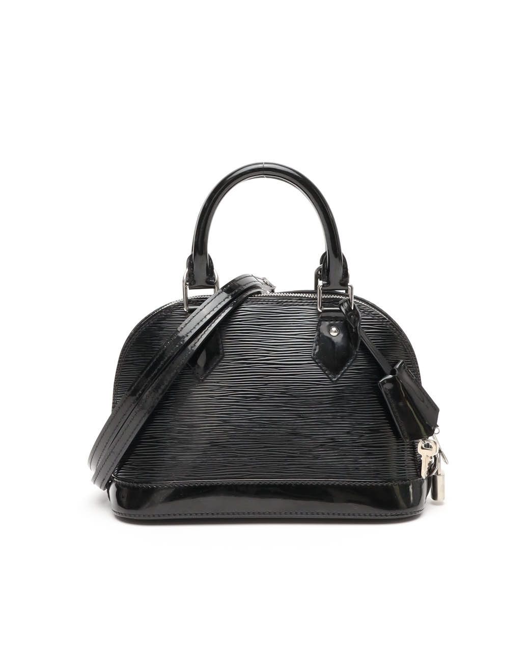 Pre-owned Louis Vuitton Alma Bb Electric Bag In Black