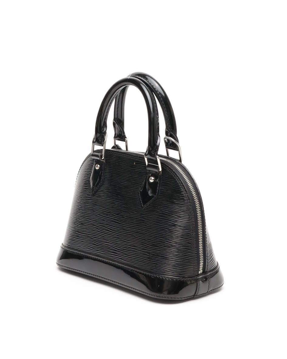 Pre-owned Louis Vuitton Alma Bb Electric Bag In Black