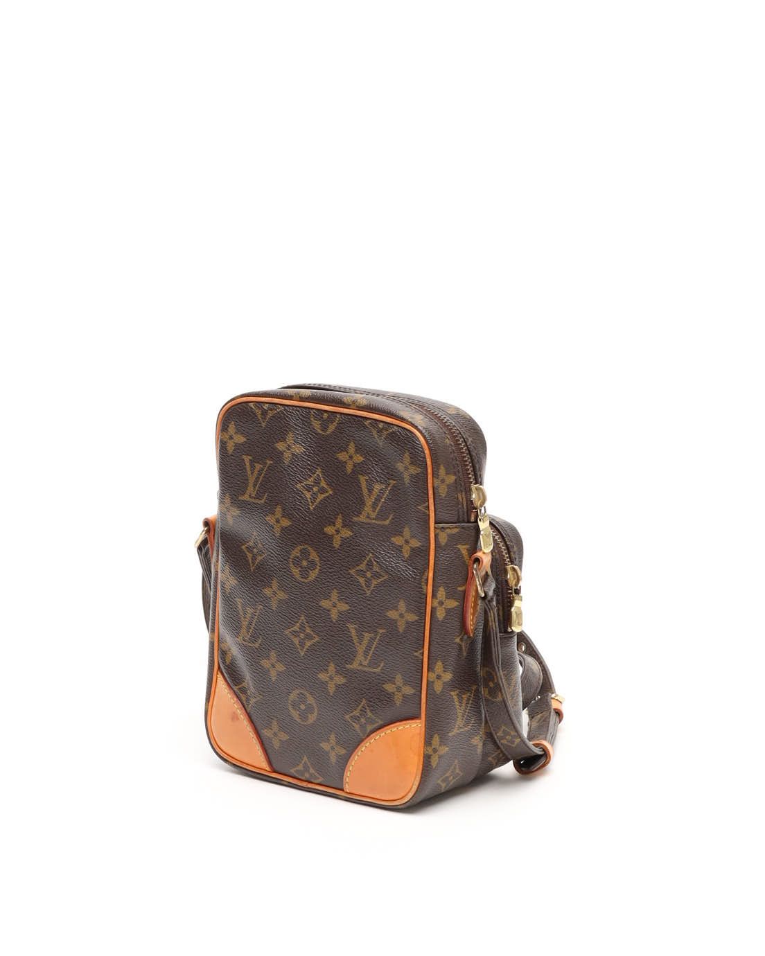 Pre-owned Louis Vuitton Monogram Amazon Bag In Brown