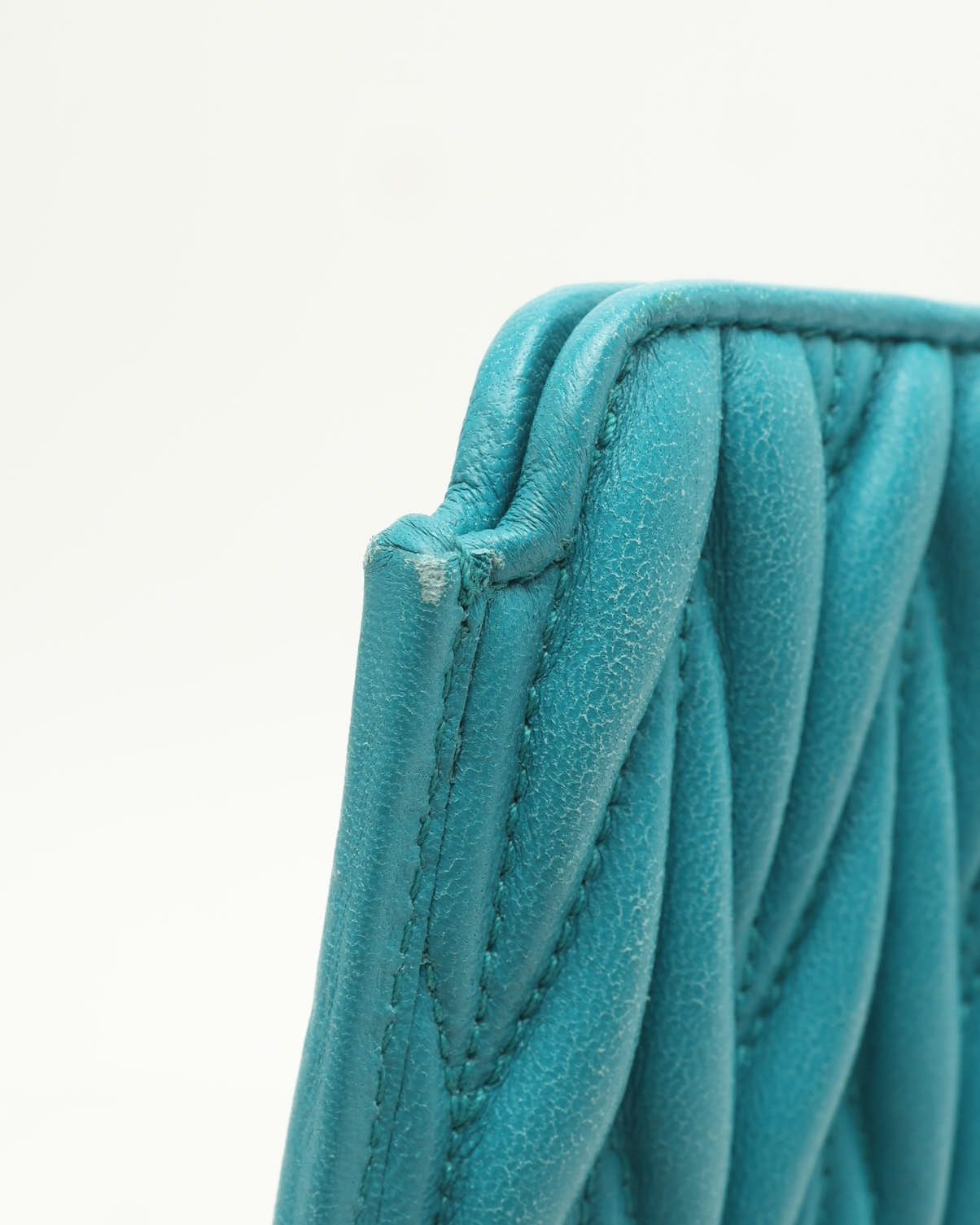 Miu Miu Matelassé Ipad Case In Green