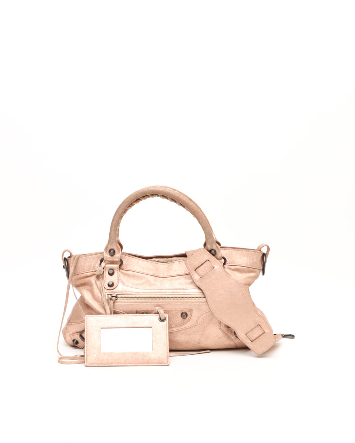 Balenciaga First Bag In Pink