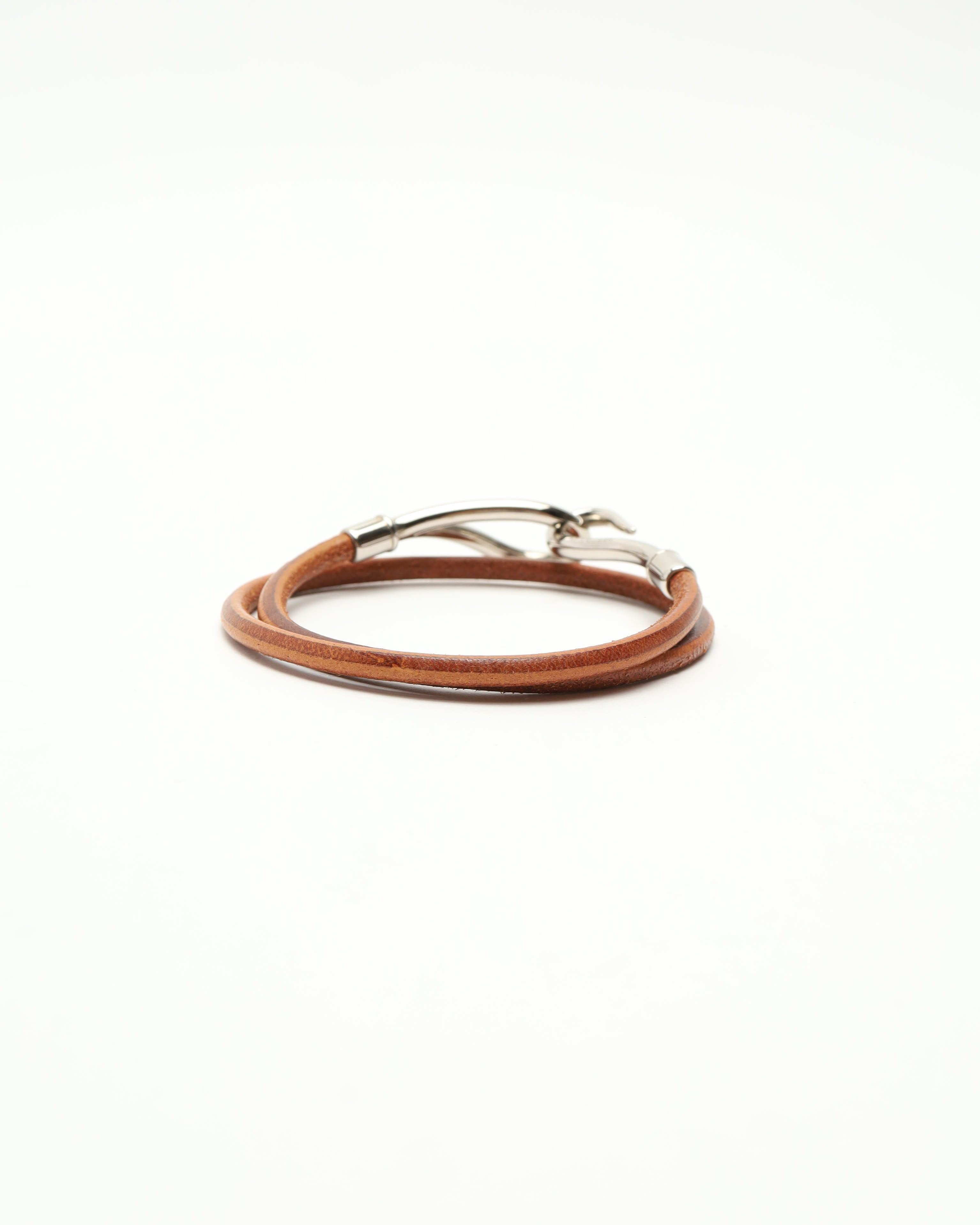 Pre-owned Hermes Hermès Jumbo Double Bracelet In Brown