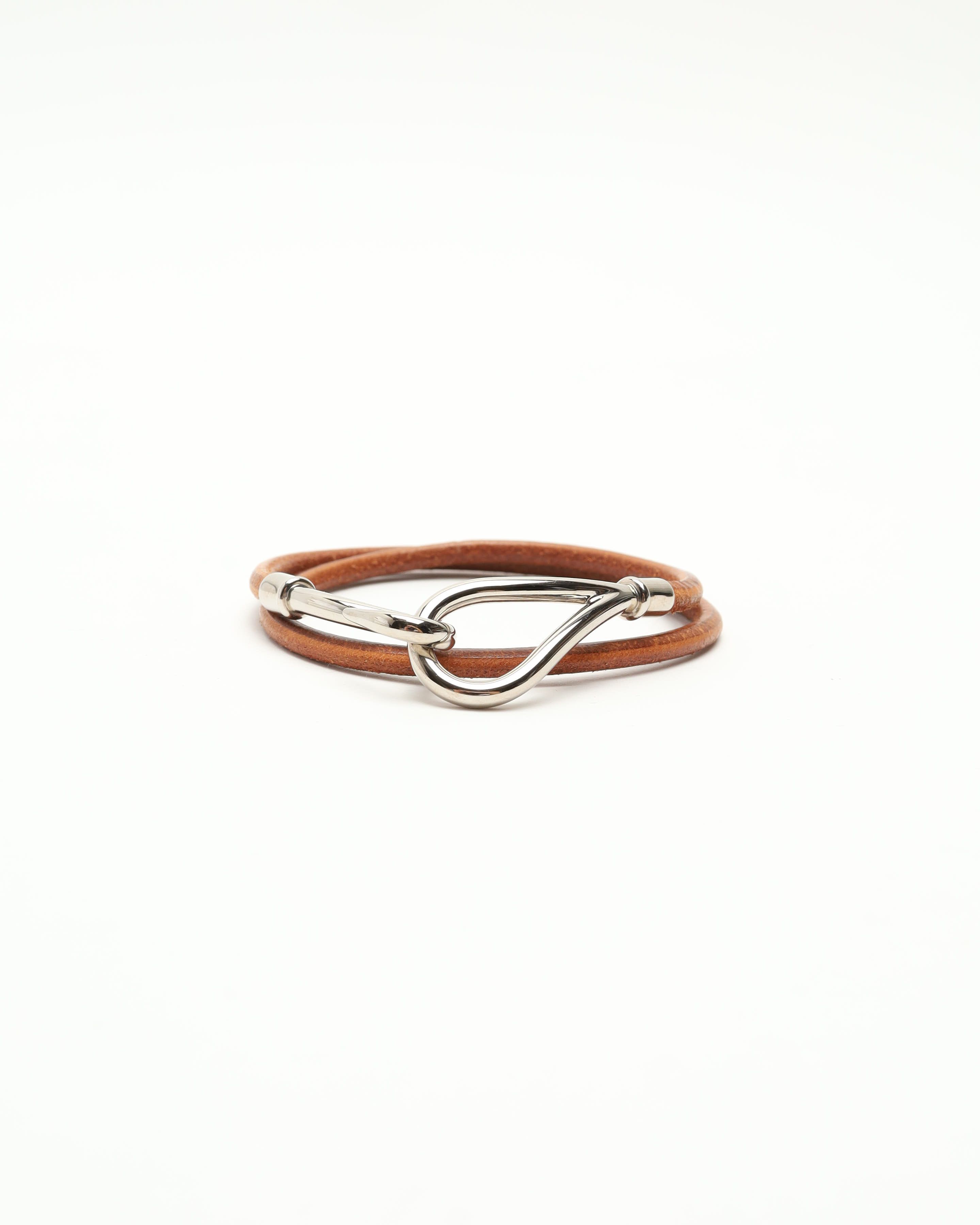 Pre-owned Hermes Hermès Jumbo Double Bracelet In Brown