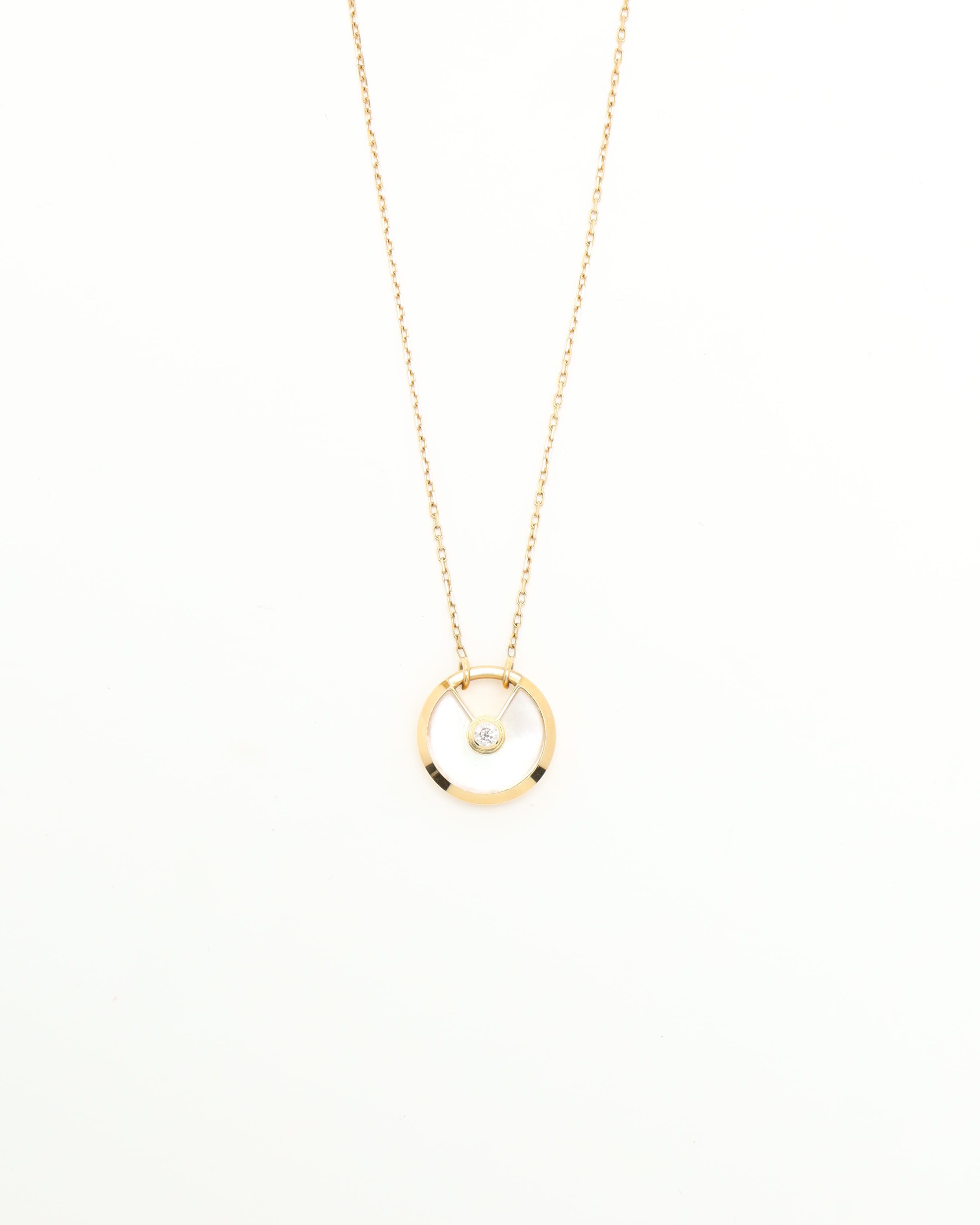 Cartier Amulette De Necklace, Large Model In Gold