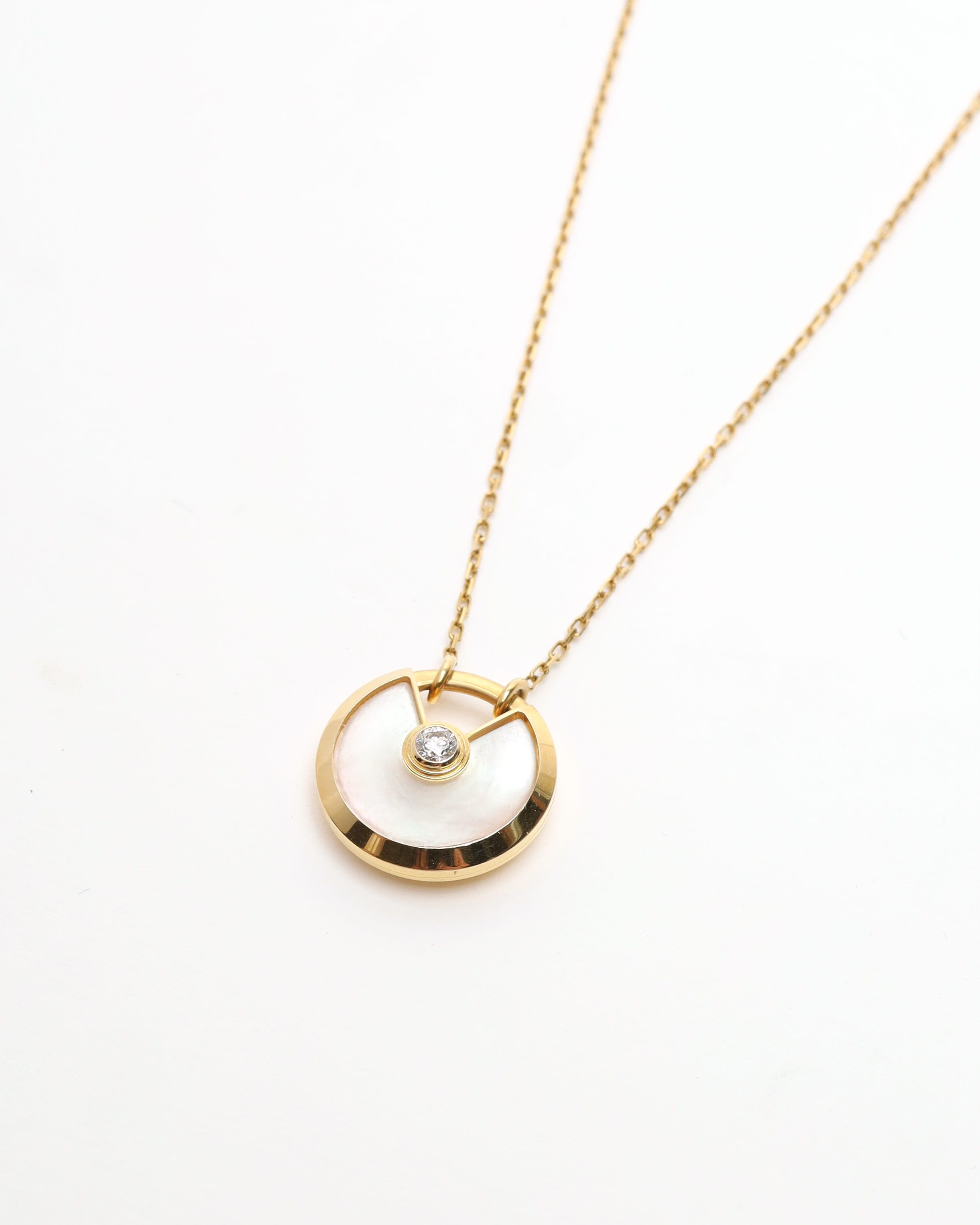 Cartier Amulette De Necklace, Large Model In Gold