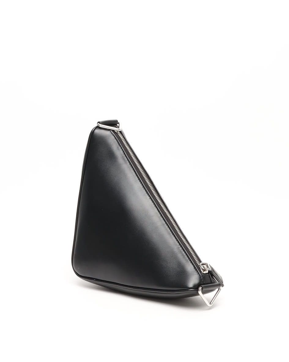 Prada Triangle Shoulder Bag In Black