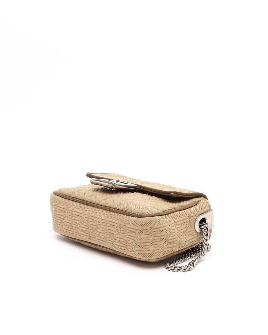 Fendi Medium Baguette Chain Midi Bag In Brown