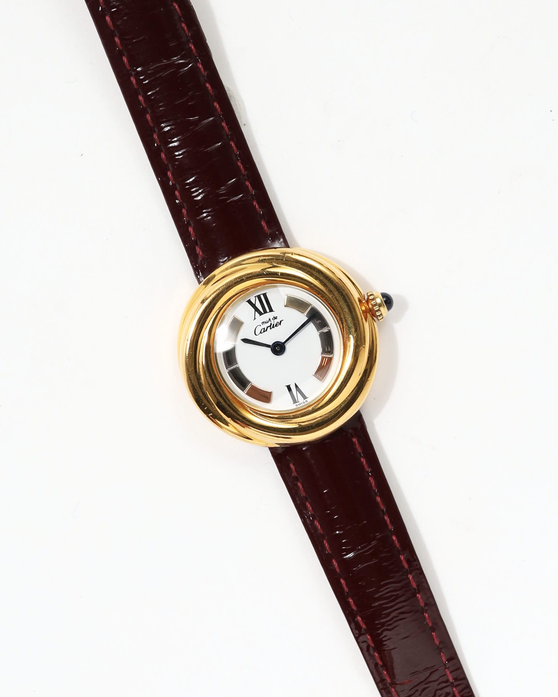 Cartier Trinity Must 27mm Ref 2735 Watch In Brown
