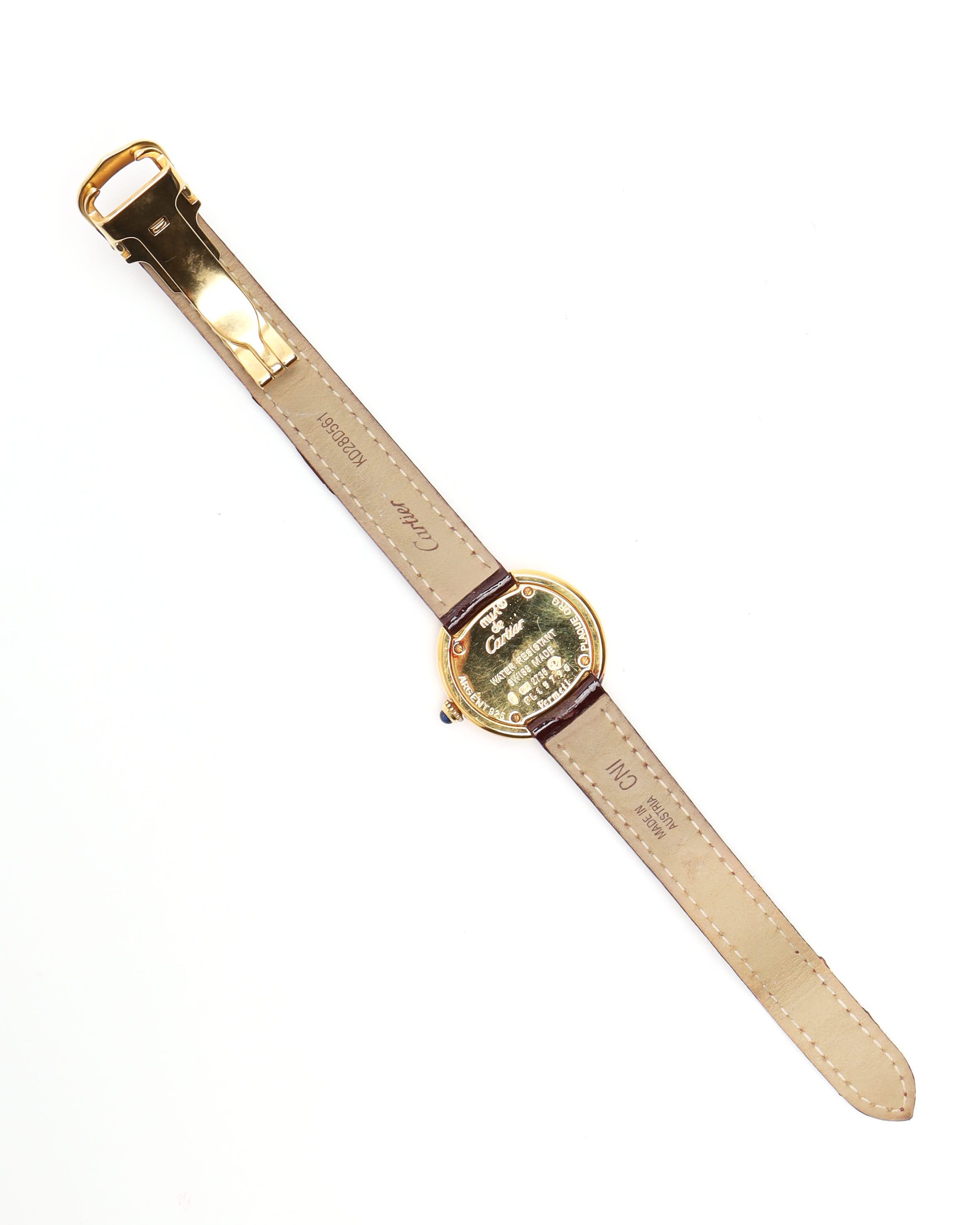 Cartier Trinity Must 27mm Ref 2735 Watch In Brown