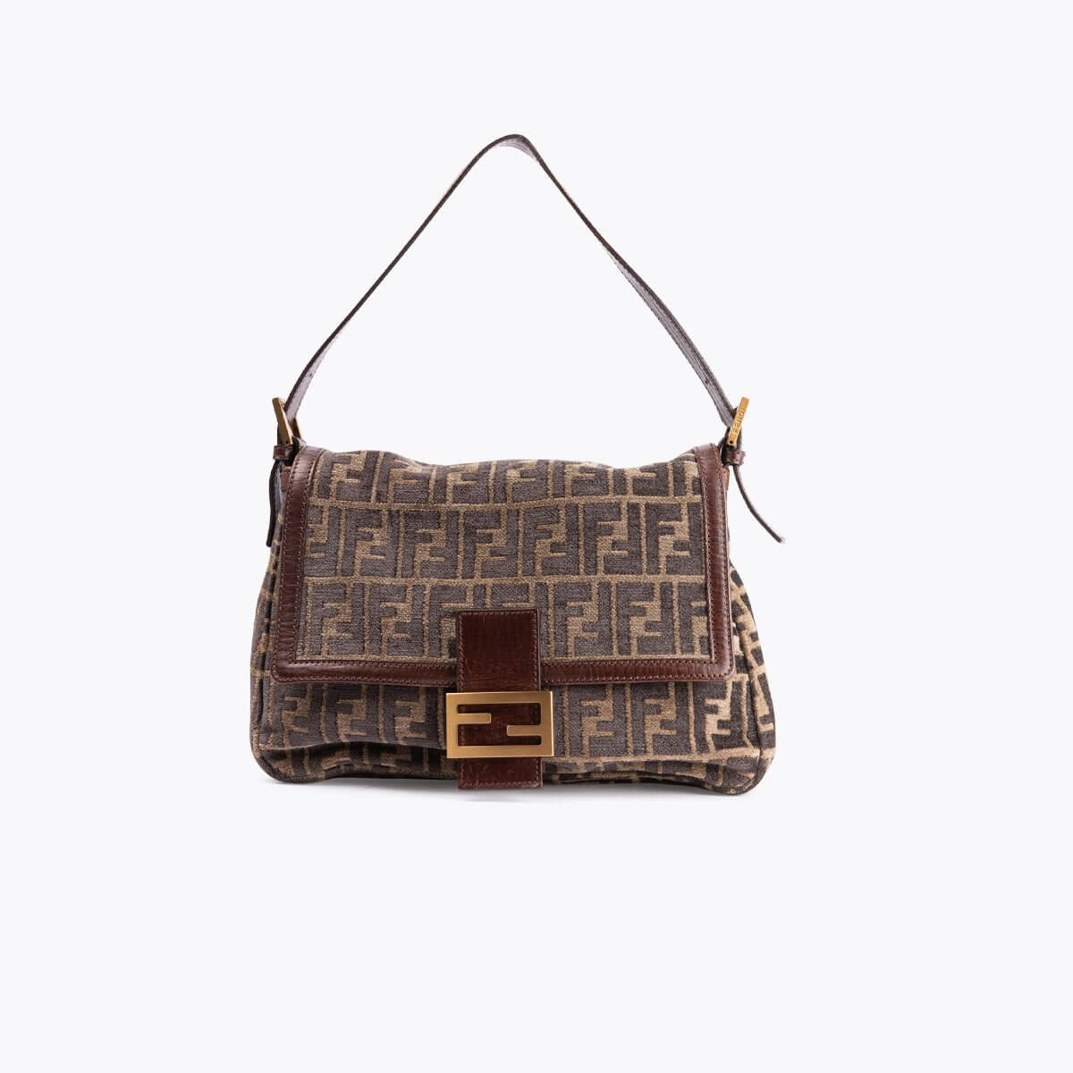 FENDI Velvet Mamma Forever Shoulder Bag