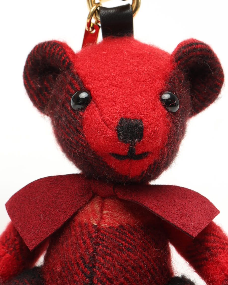 Burberry Thomas Bear Charm In Red