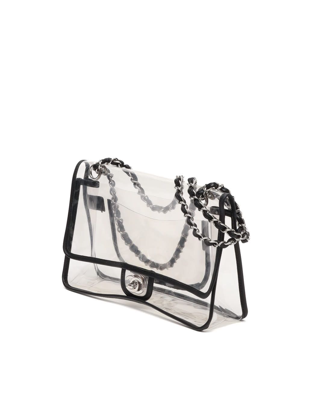 Pre-owned Chanel Pvc Naked Flap Bag