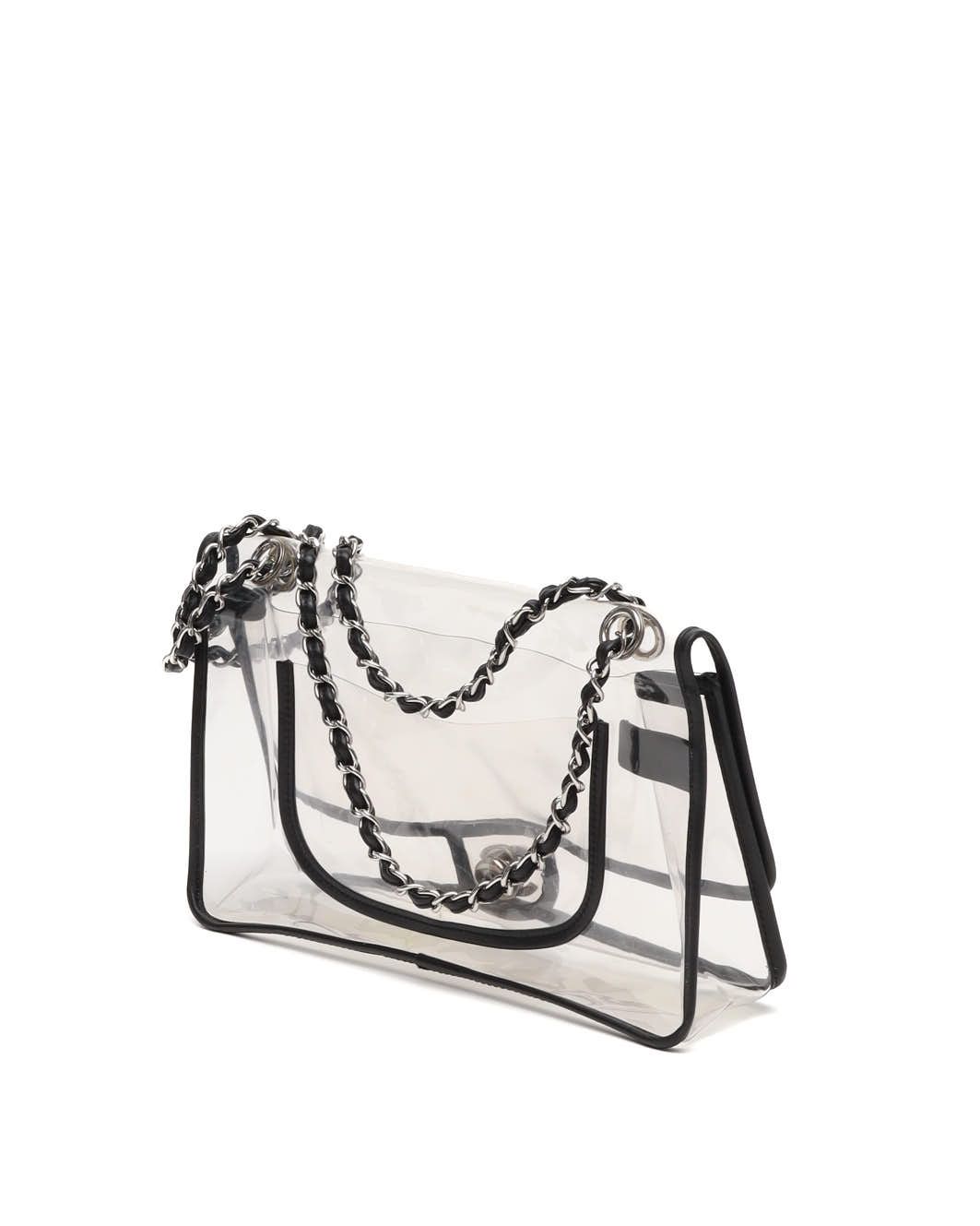 Pre-owned Chanel Pvc Naked Flap Bag