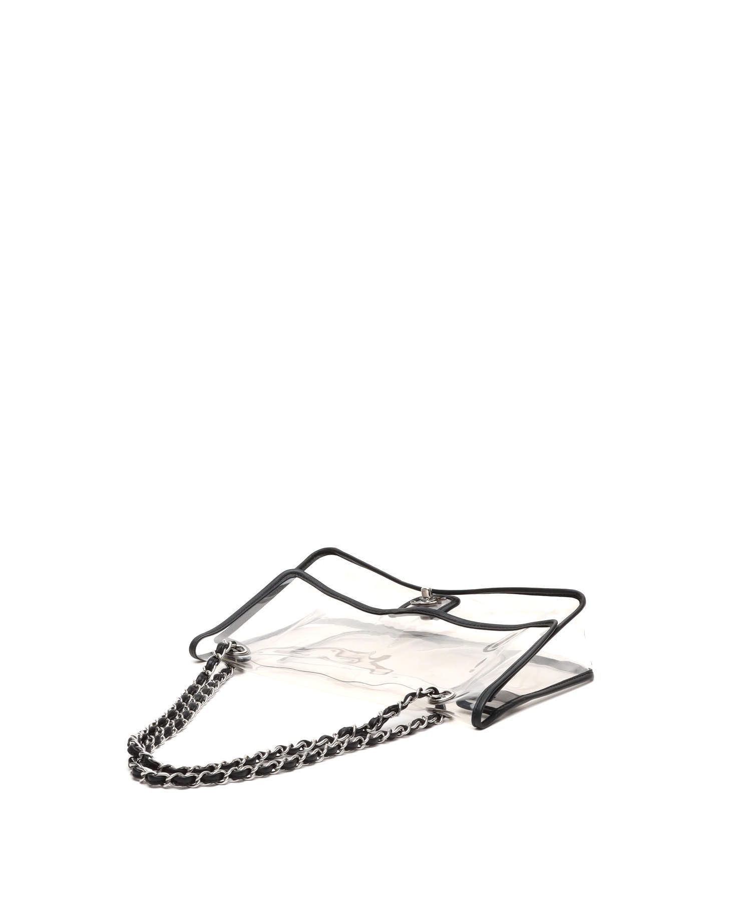 Pre-owned Chanel Pvc Naked Flap Bag