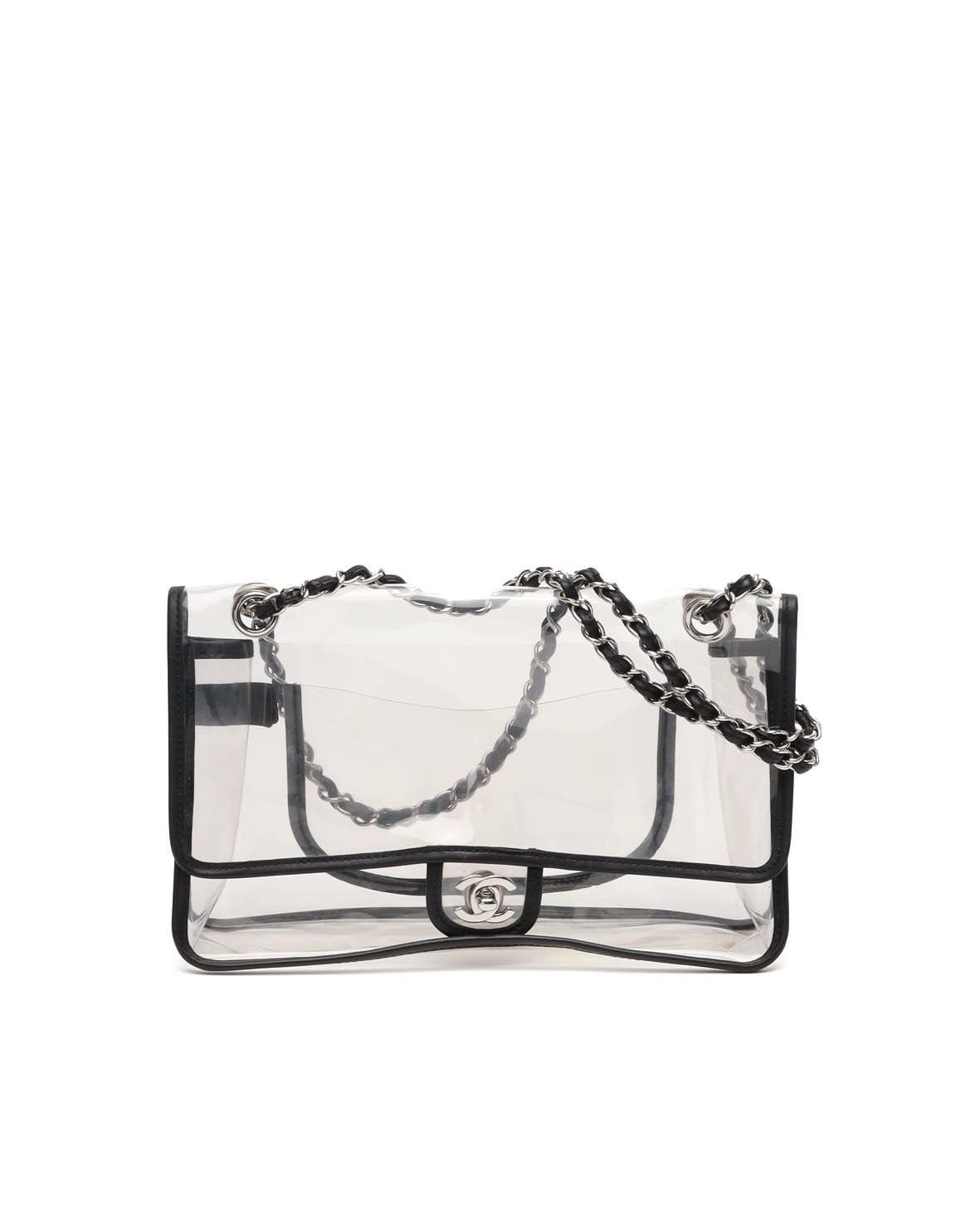 Pre-owned Chanel Pvc Naked Flap Bag