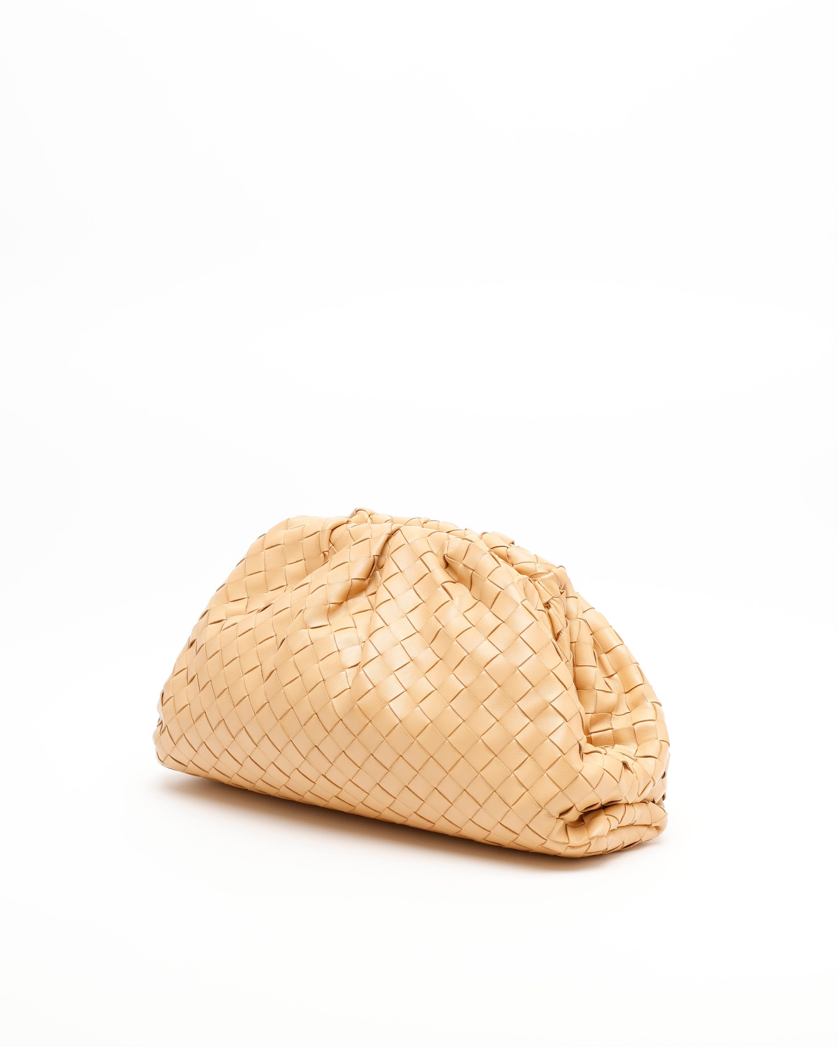 Bottega Veneta Intrecciato The Pouch In Sand