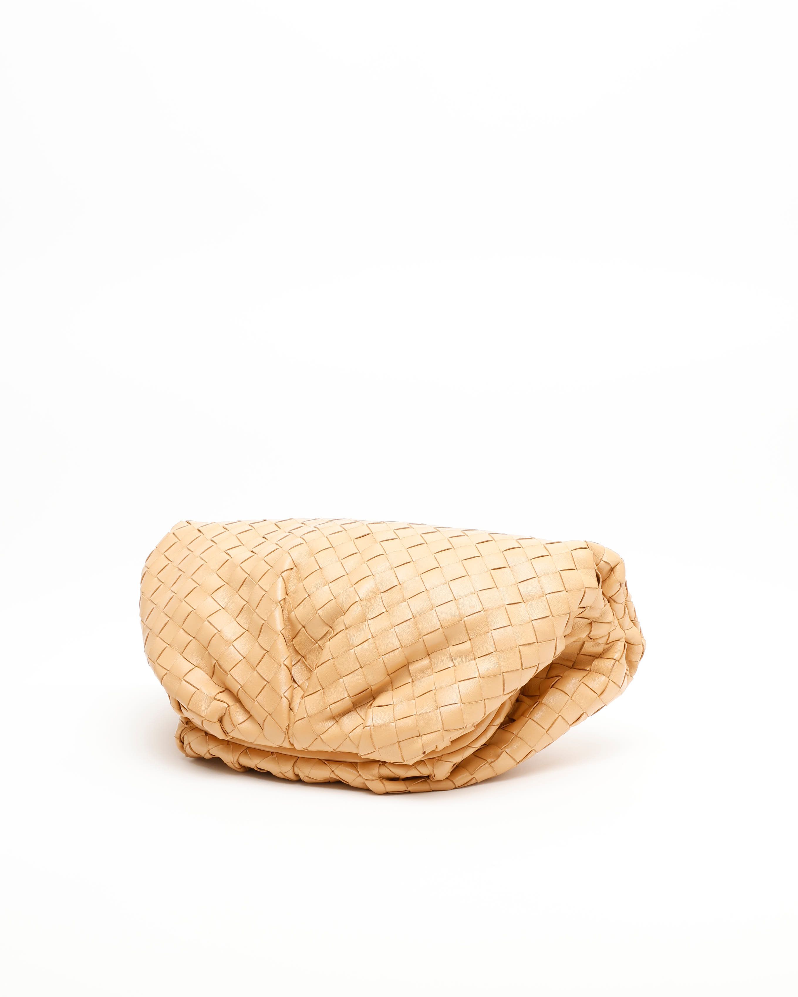 Bottega Veneta Intrecciato The Pouch In Sand
