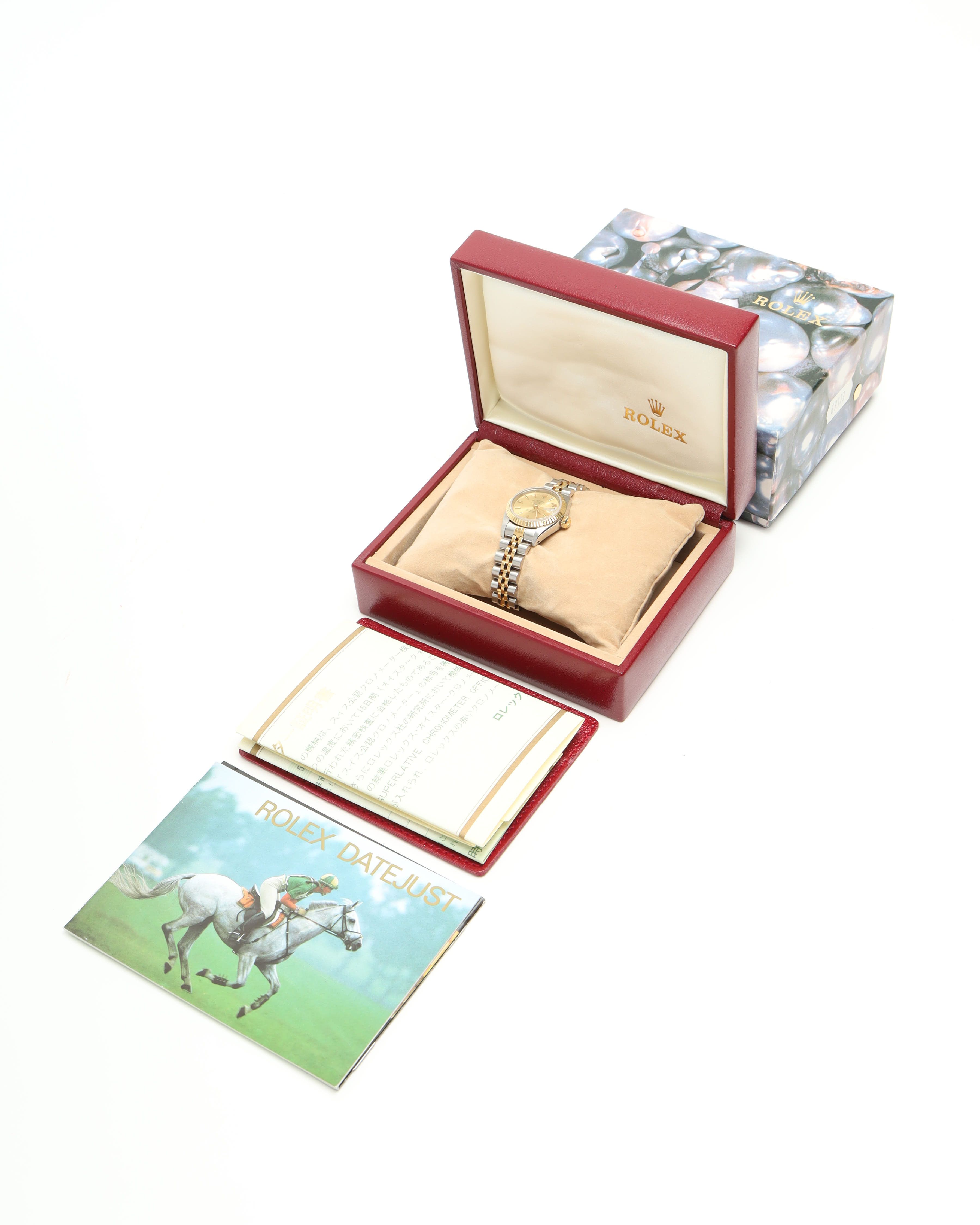 Rolex Lady-datejust 26mm Ref 69173 1991 Watch In Multi