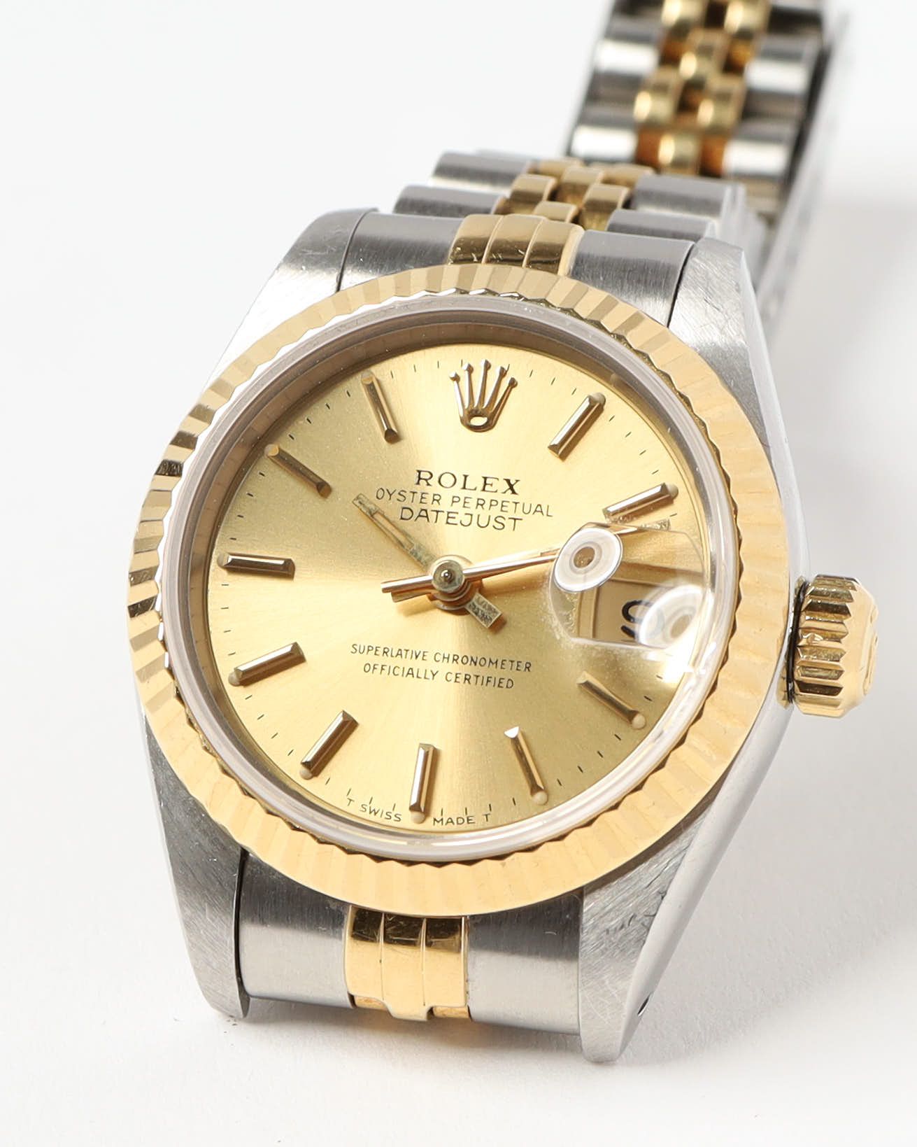 Rolex Lady-datejust 26mm Ref 69173 1991 Watch In Multi