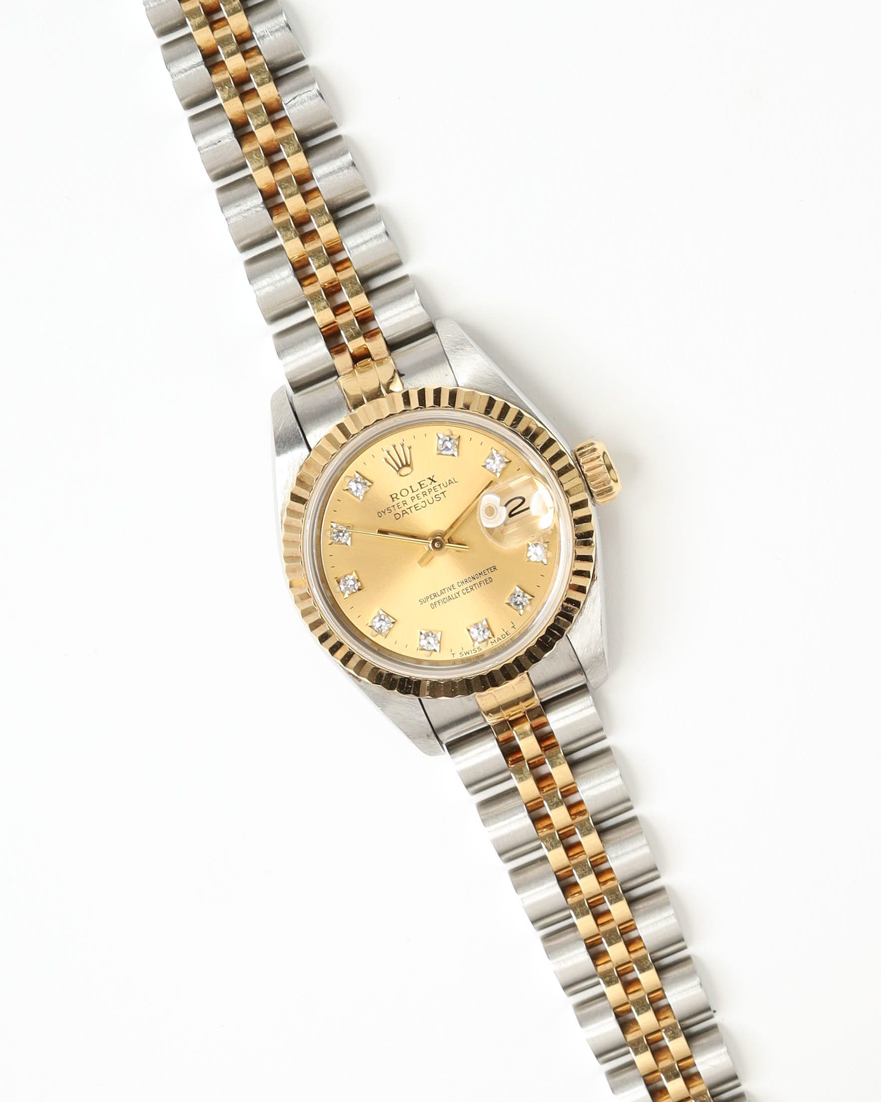 Rolex Lady-Datejust 26mm Ref 69173 Diamond Dial 1991 Watch