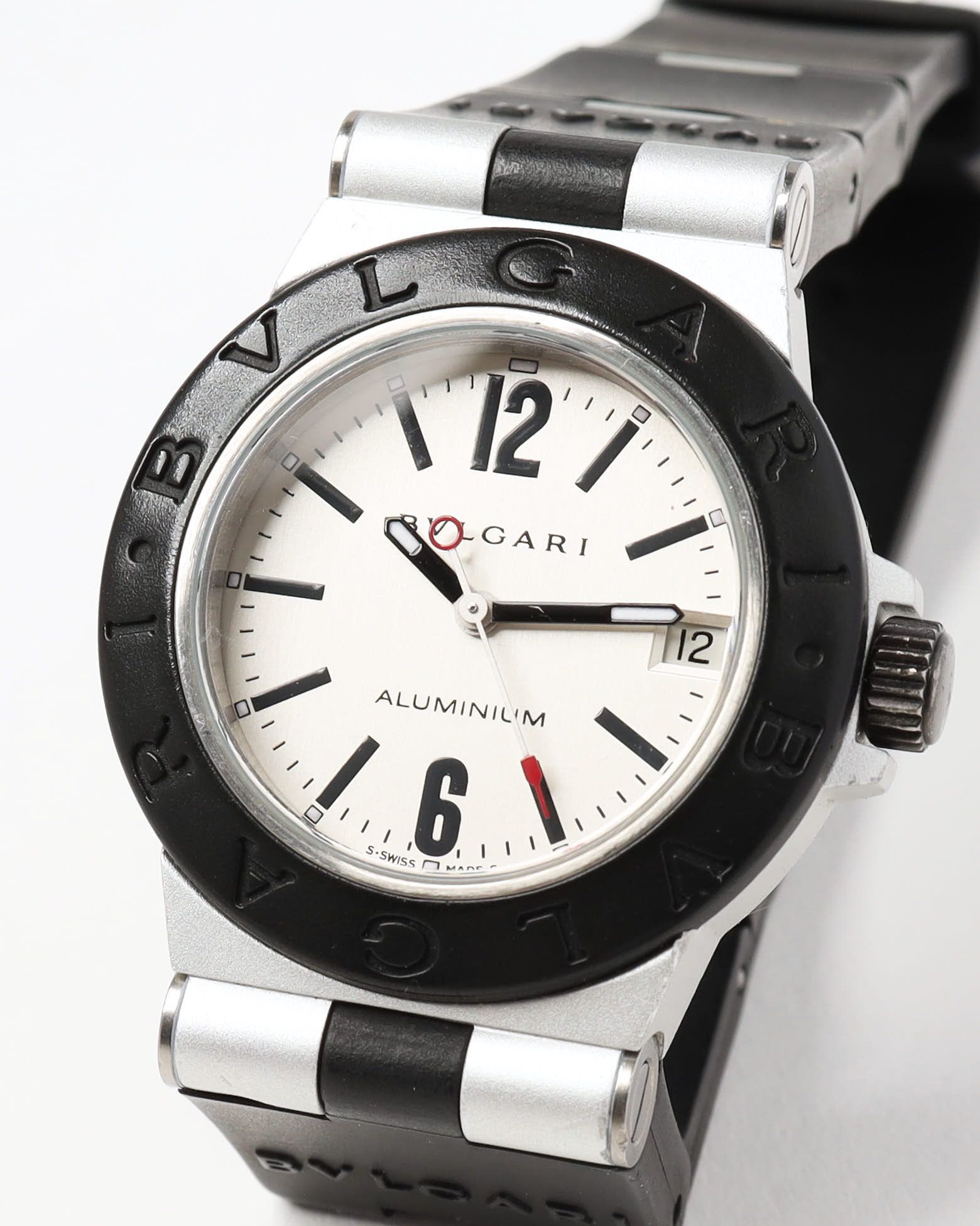 Bvlgari Diagono Aluminium 32mm Ref Al32ta Watch In Multi
