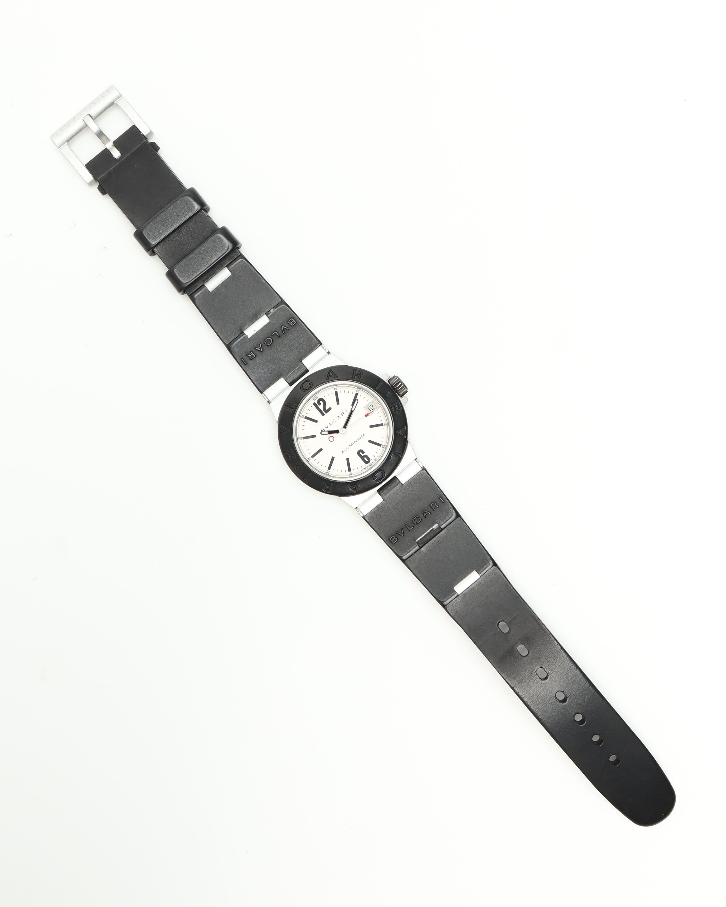 Bvlgari Diagono Aluminium 32mm Ref Al32ta Watch In Multi