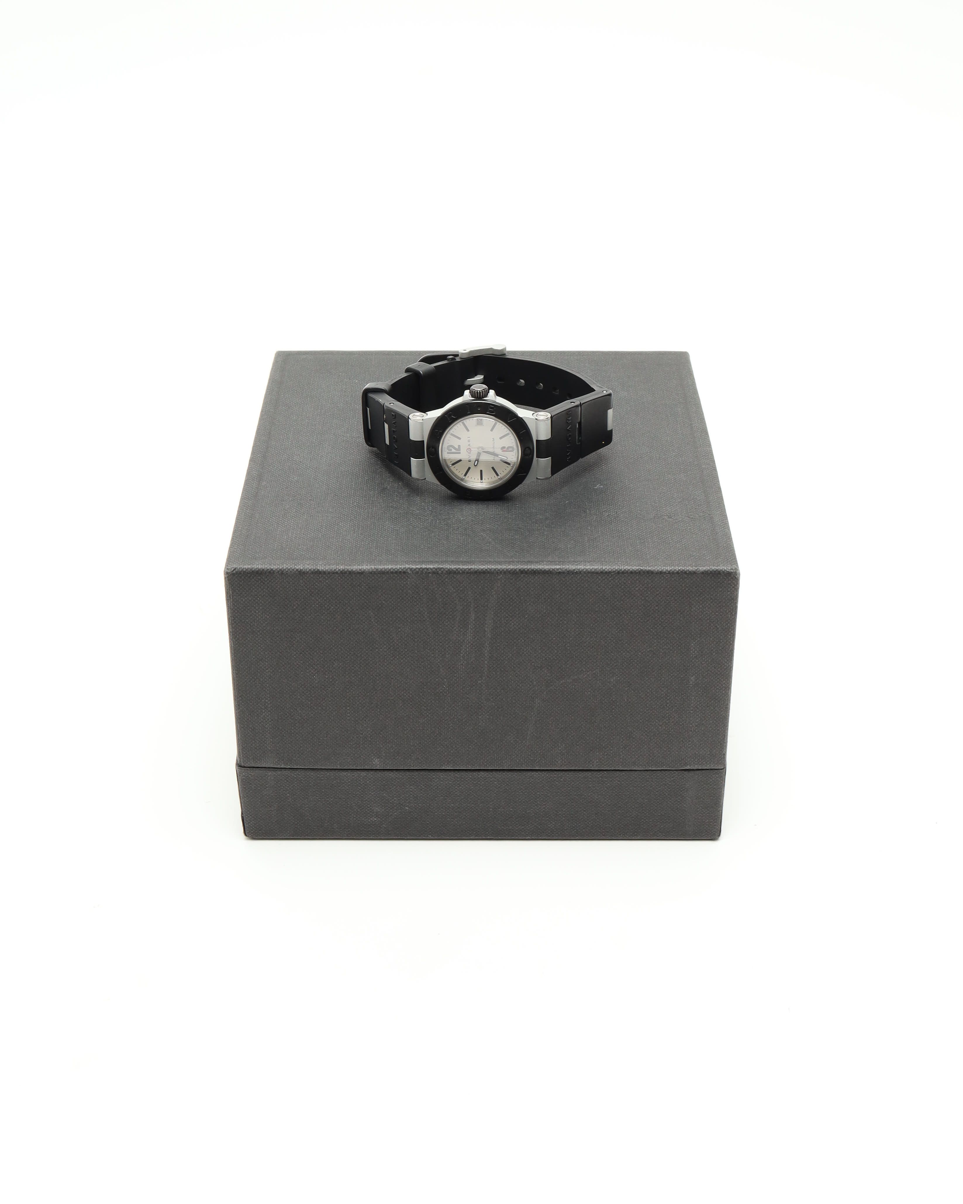Bvlgari Diagono Aluminium 32mm Ref Al32ta Watch In Multi