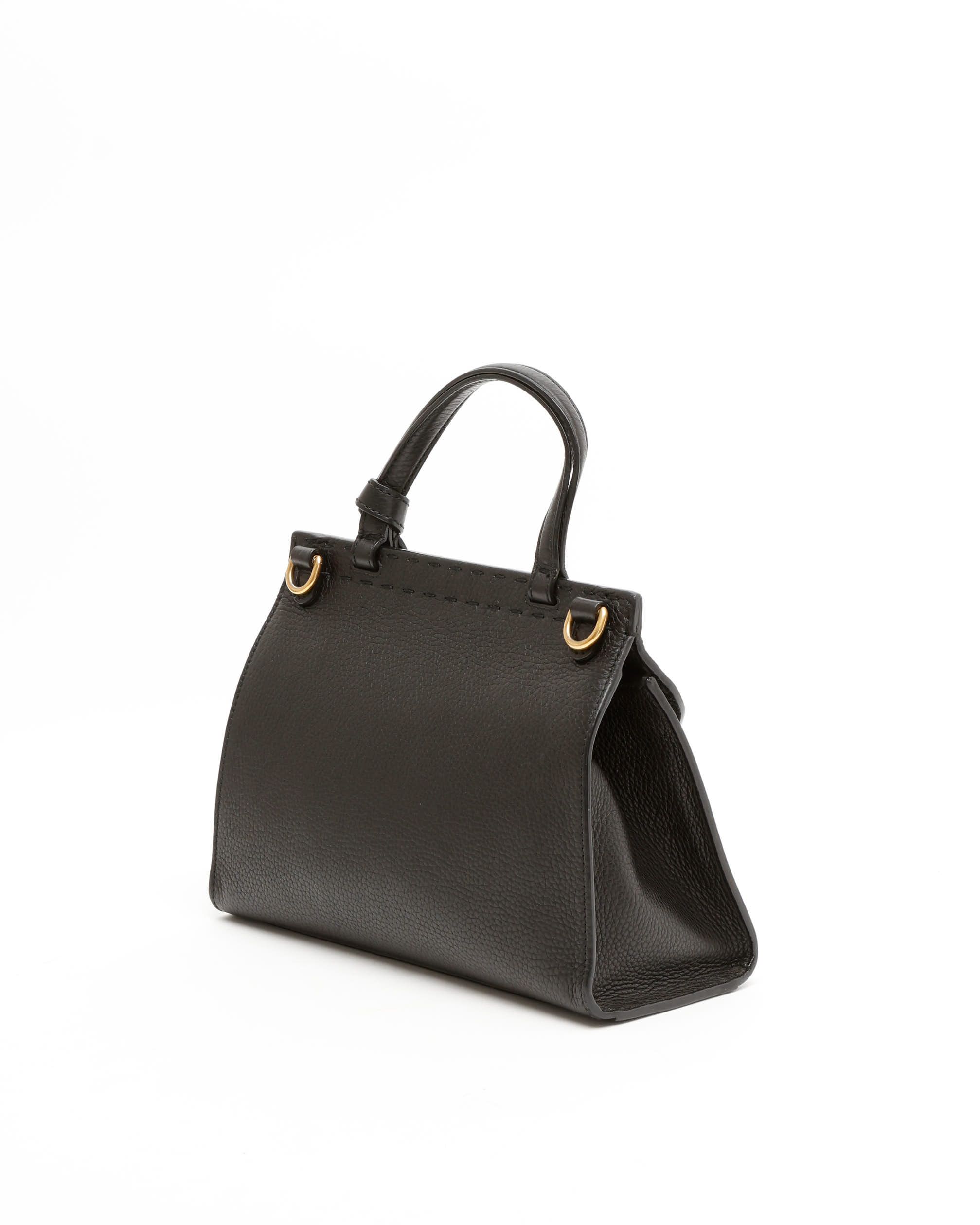 Gucci Small Marmont Top Handle Bag In Black