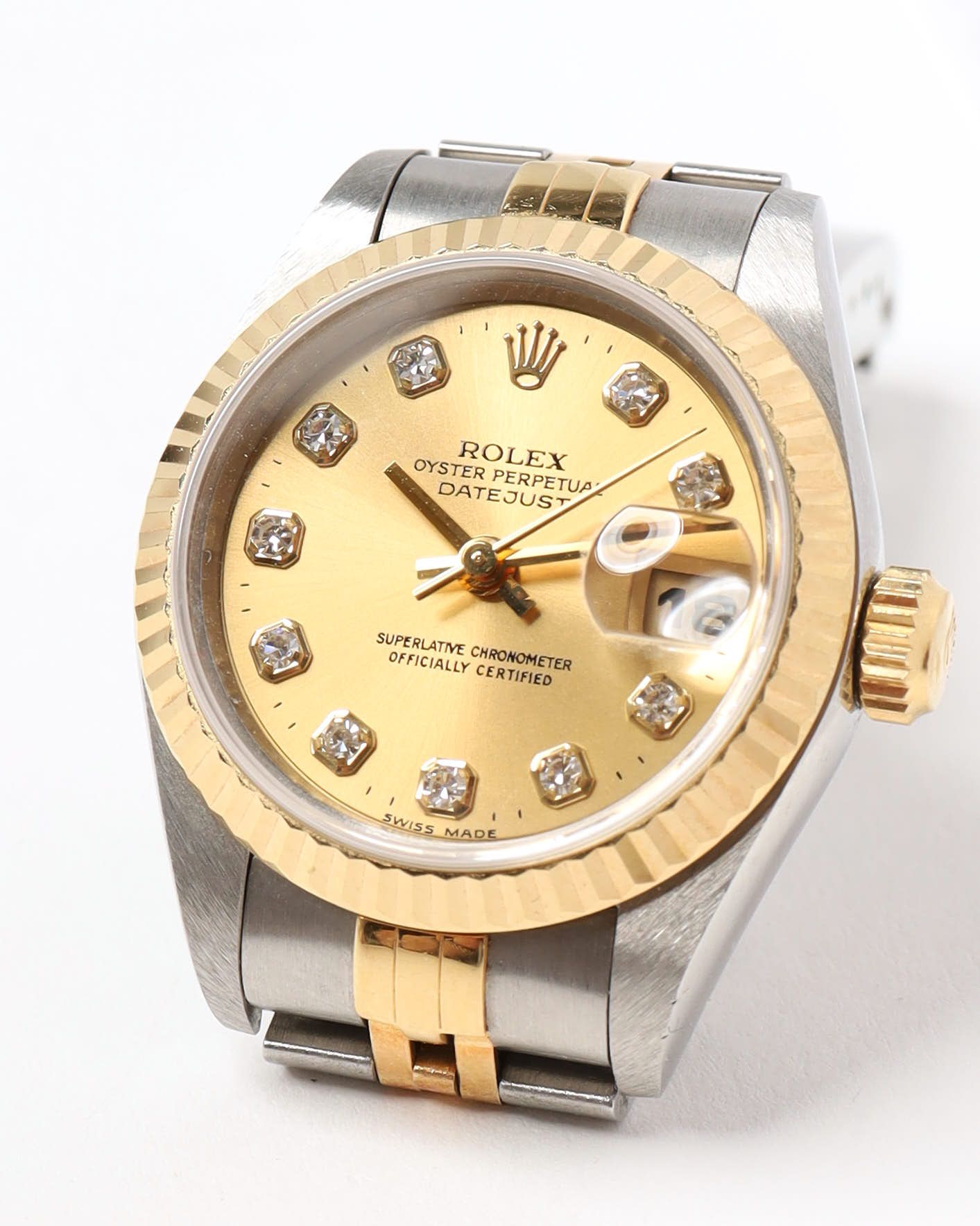 Rolex Lady-datejust 26mm Ref 69173 1996 Watch In Multi