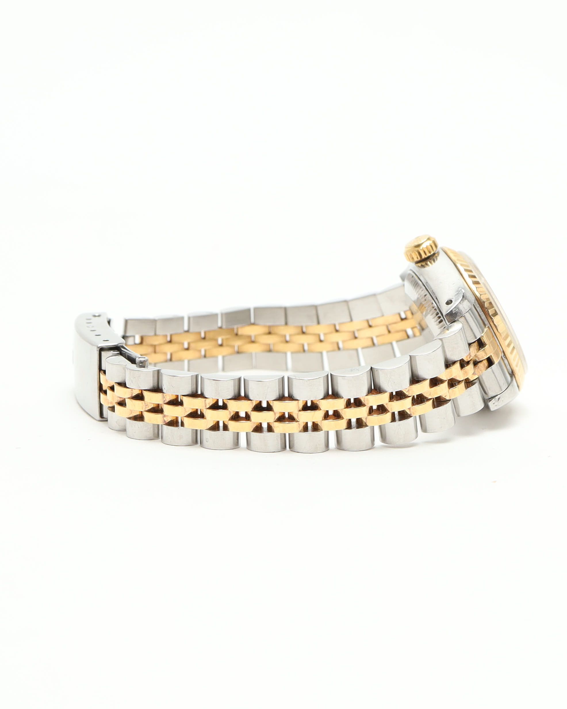 Rolex Lady-datejust 26mm Ref 69173 Watch In Gold