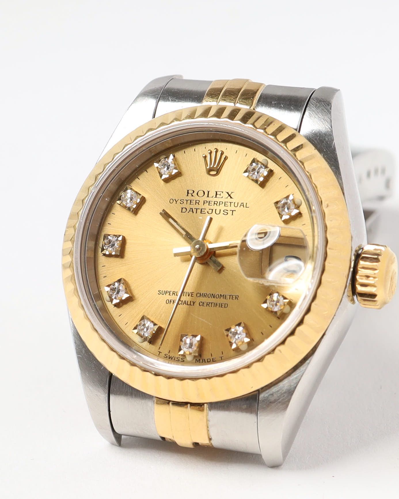 Rolex Lady-datejust 26mm Ref 69173 1993 Watch In Gold