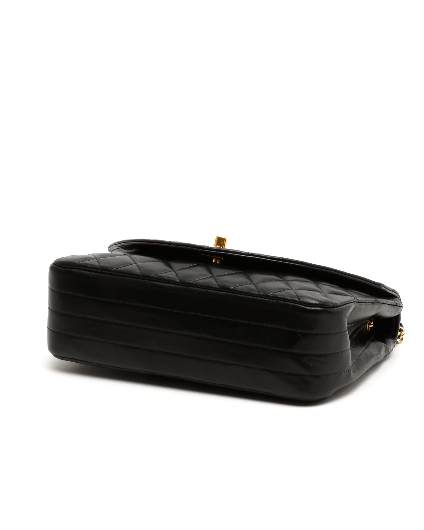 Pre-owned Chanel Classic Small Single Flap Bag In Black