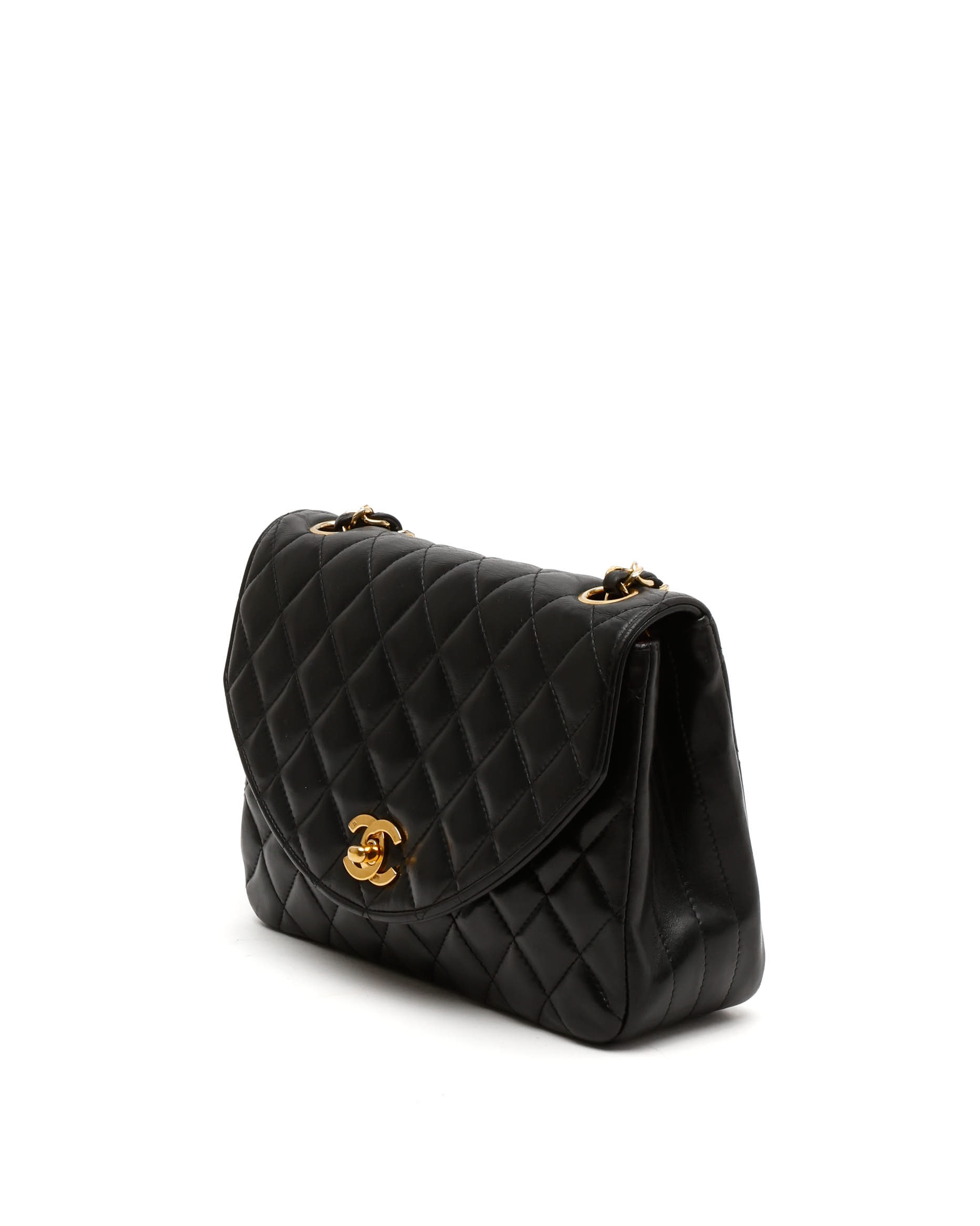 Pre-owned Chanel Classic Small Single Flap Bag In Black