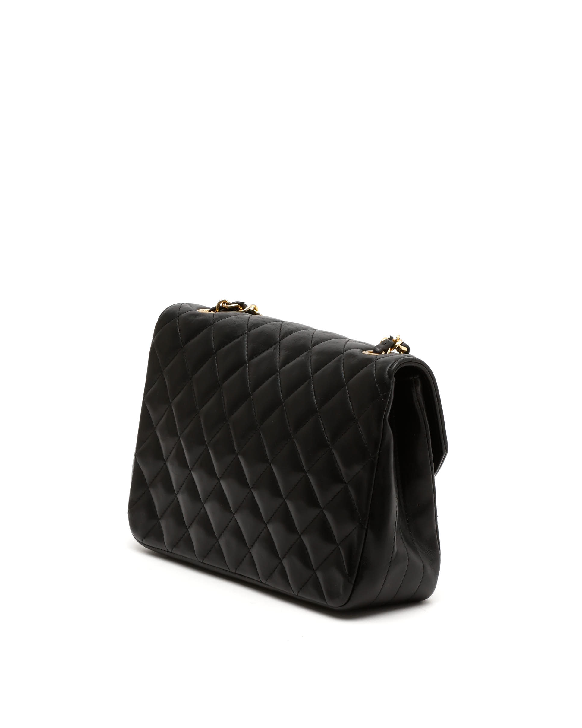 Pre-owned Chanel Classic Small Single Flap Bag In Black