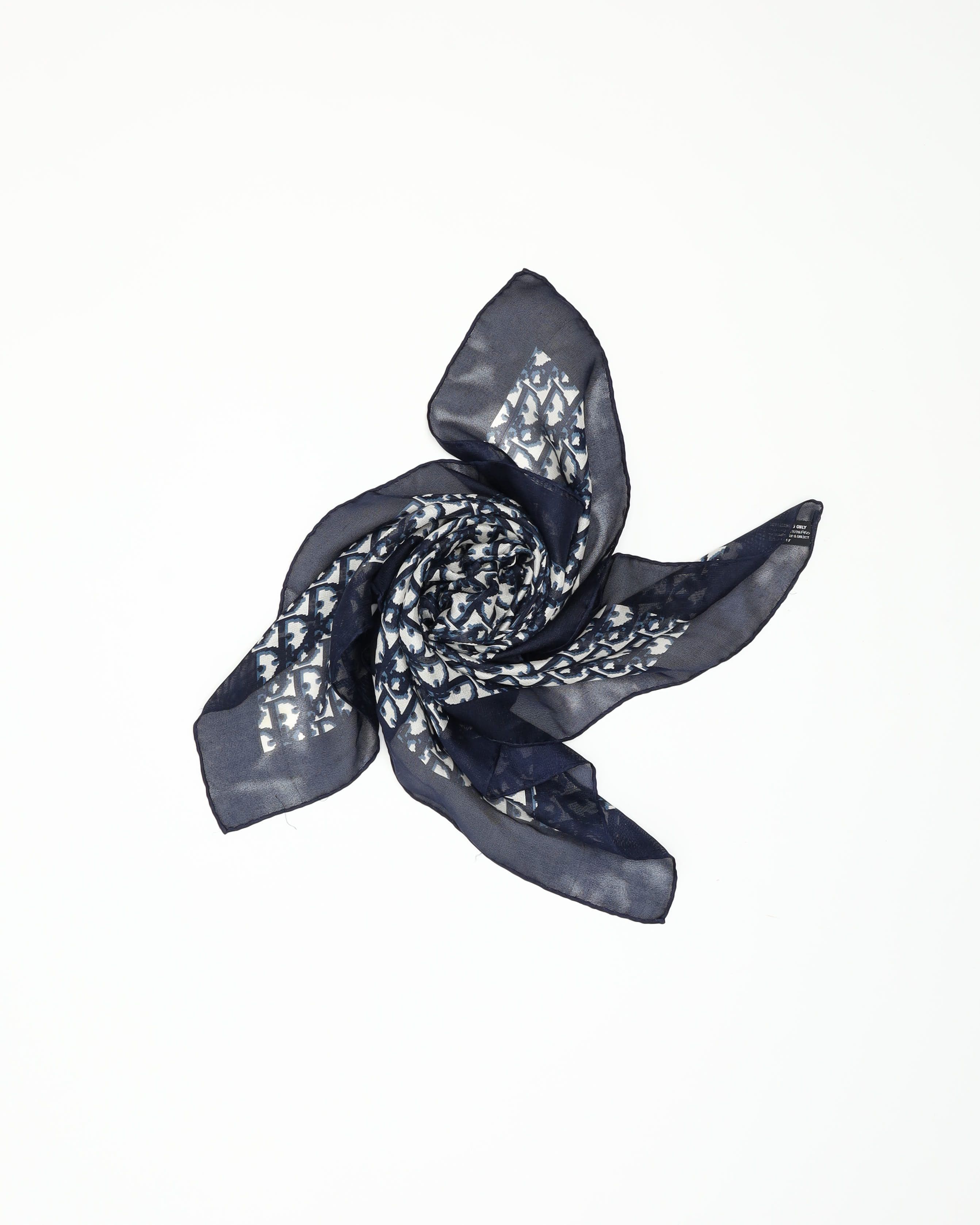 Christian Dior 80 Trotter Scarf Silk