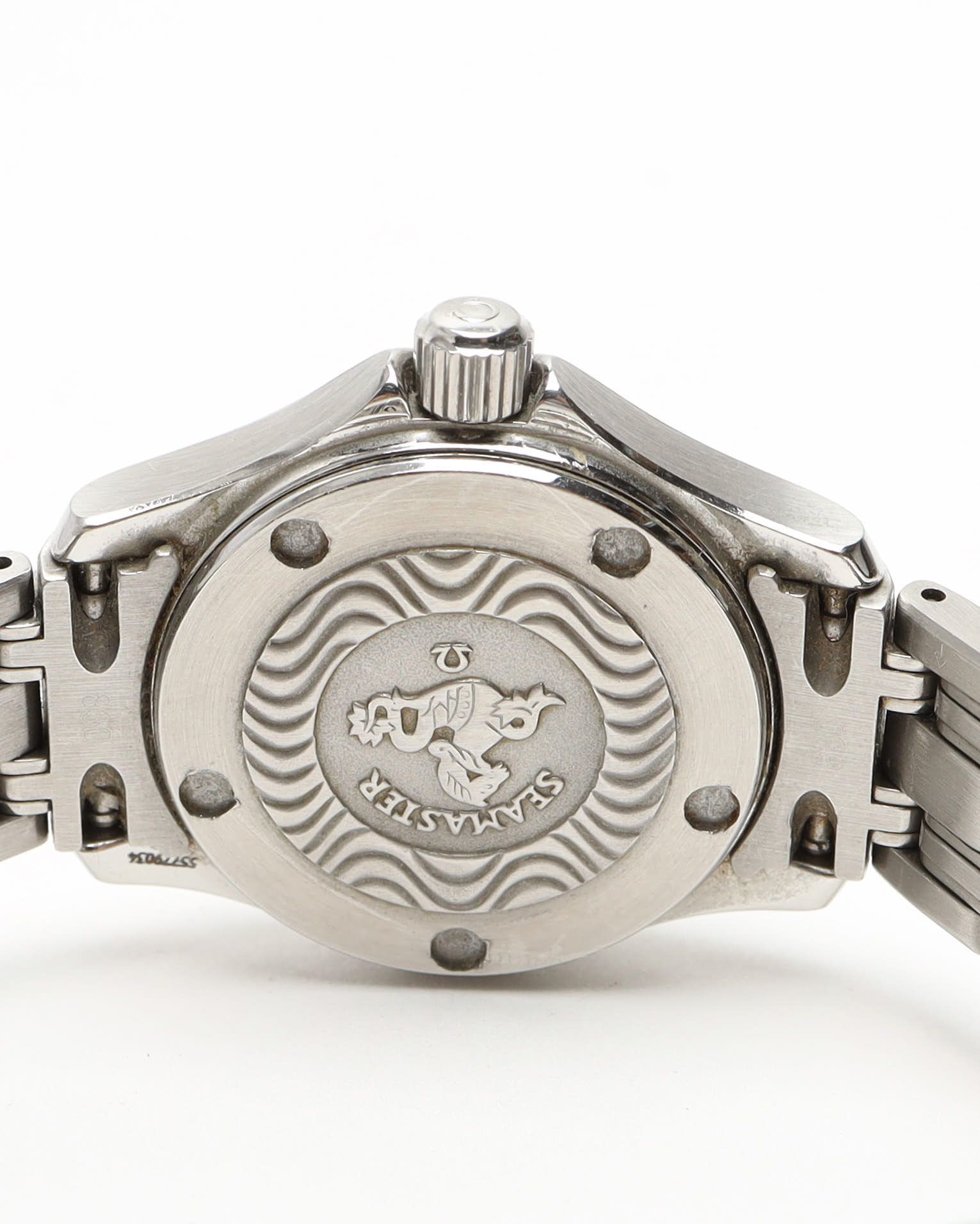 Omega Lady-seamaster 120m 27mm Watch In Metallic