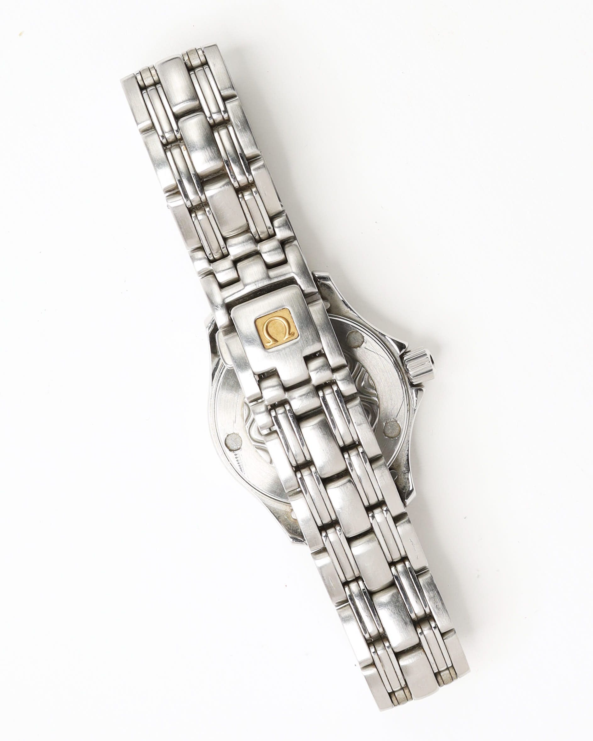Omega Lady-seamaster 120m 27mm Watch In Metallic