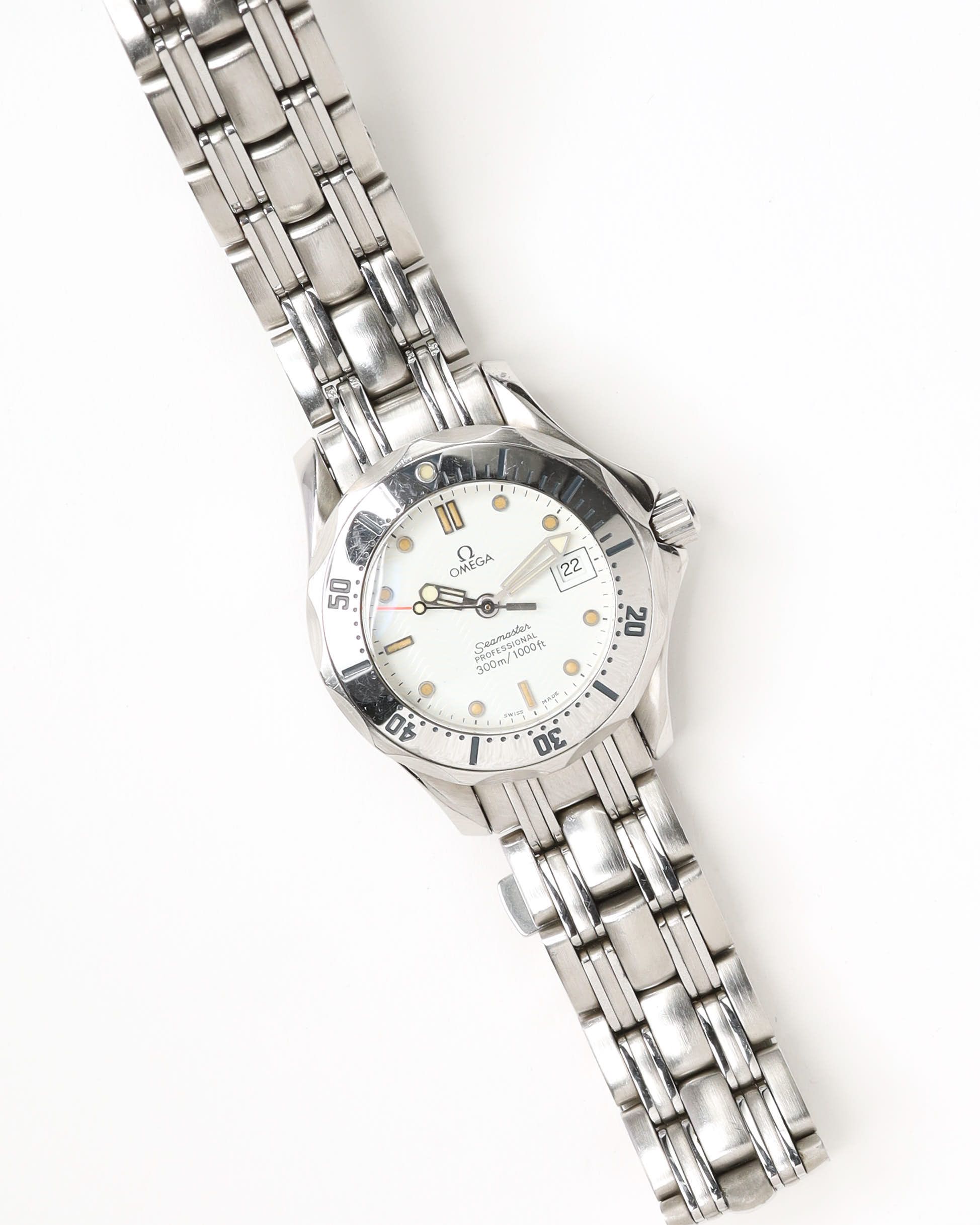 Omega Lady-seamaster Professional 300m 29mm Ref 2582.20 Watch In Silver