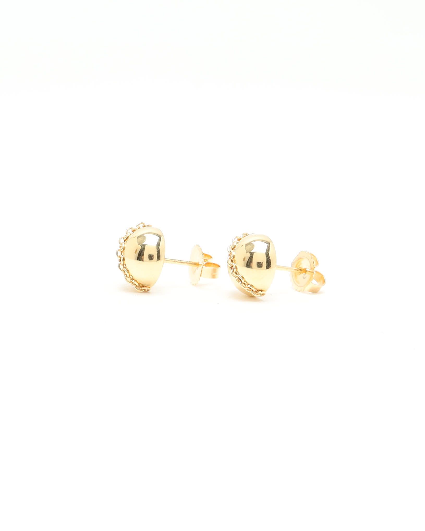 Tiffany & Co Tiffany Hardwear Ball 18kt Yellow Gold Earrings In Gold